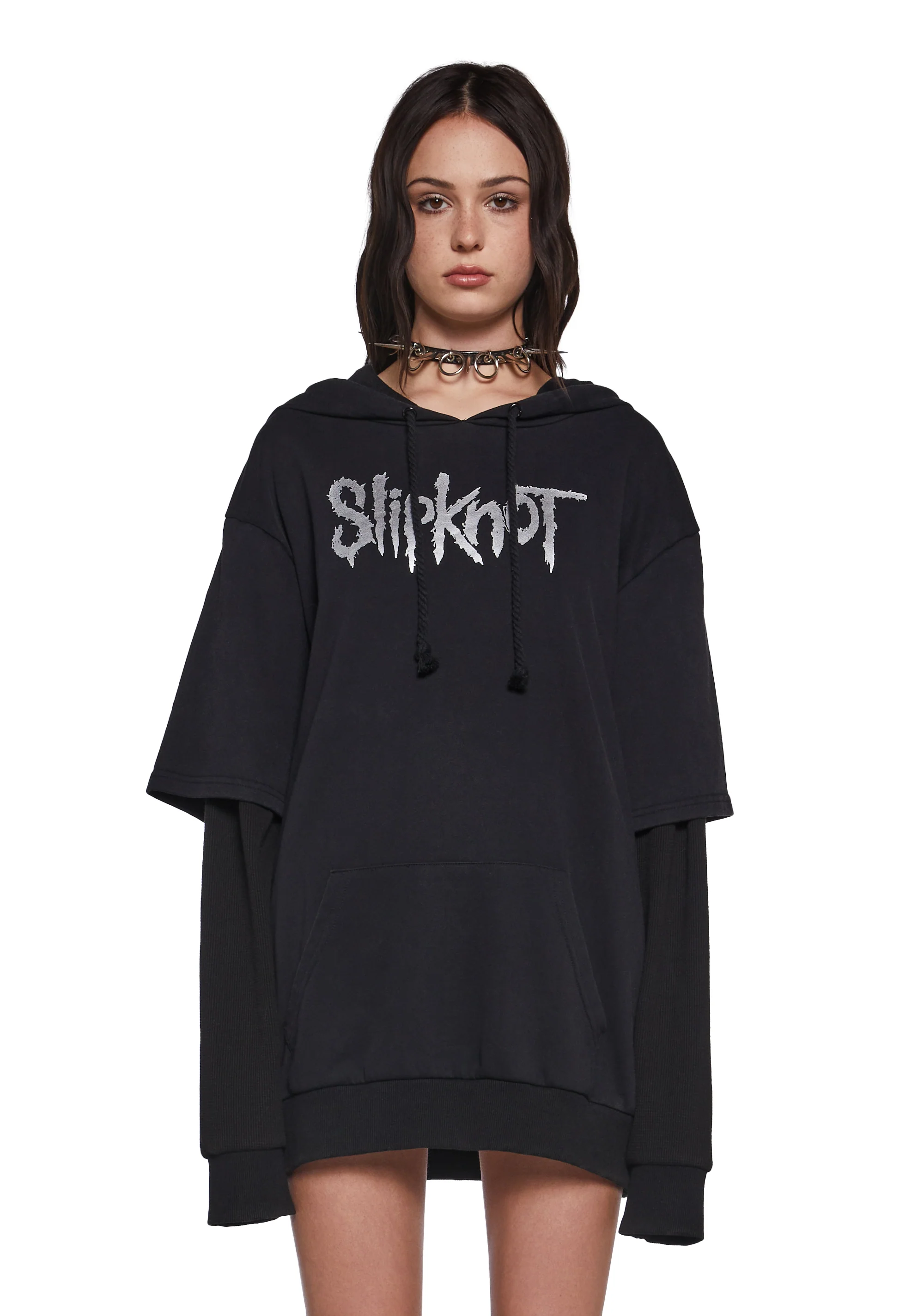 Tattered & Torn Knit Hoodie - Image 6