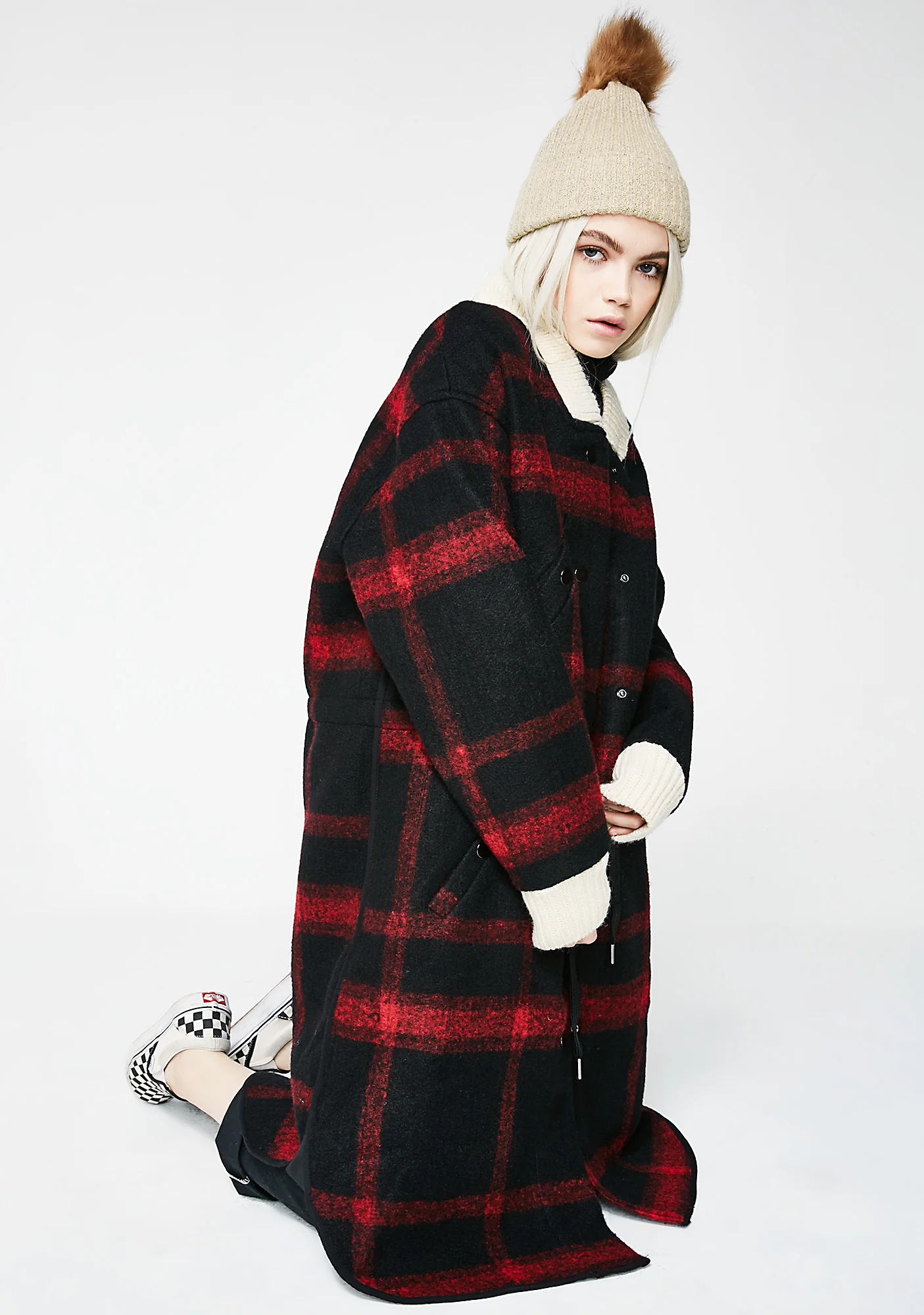 Smart Move Plaid Coat - Image 2