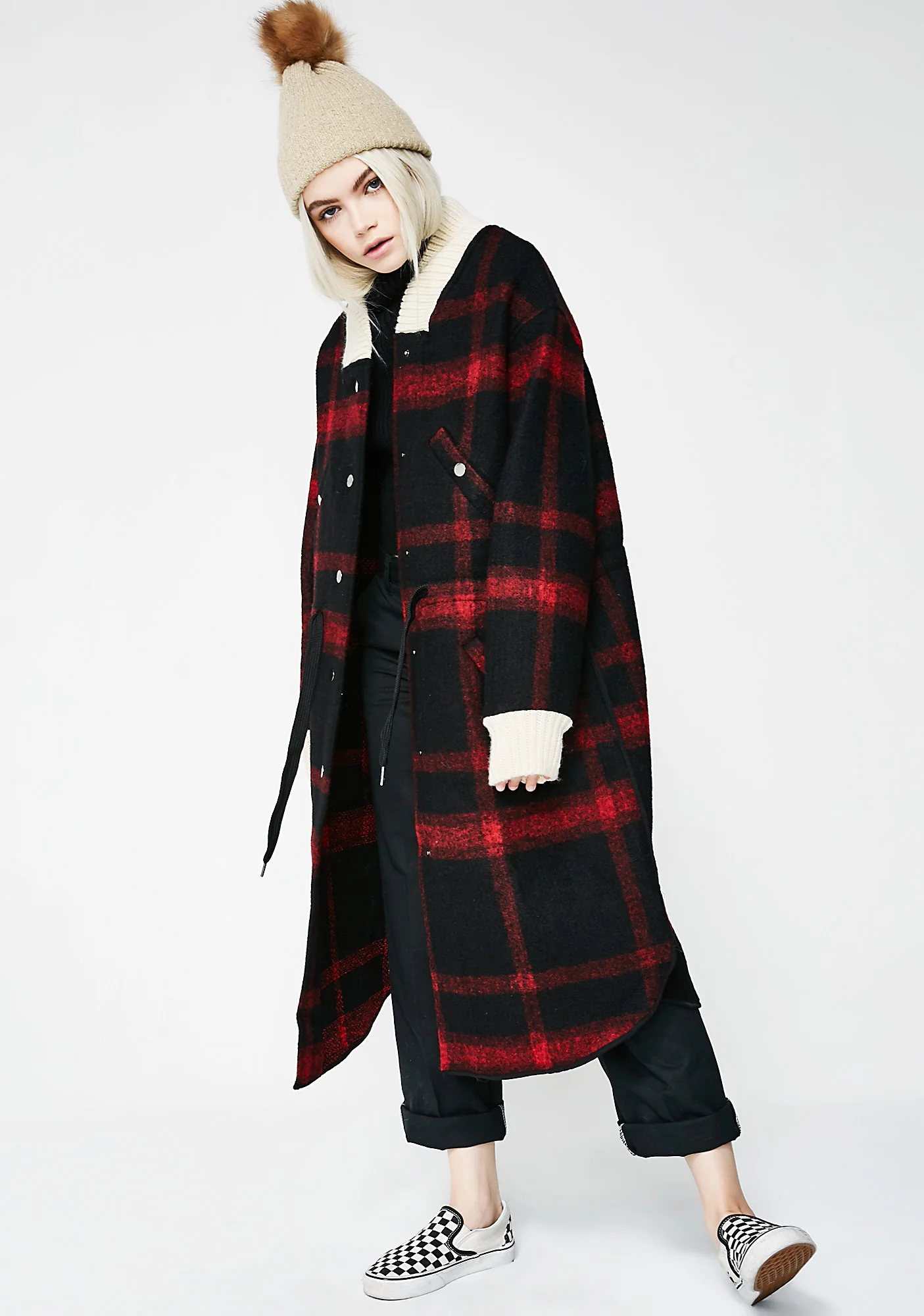 Smart Move Plaid Coat - Image 5