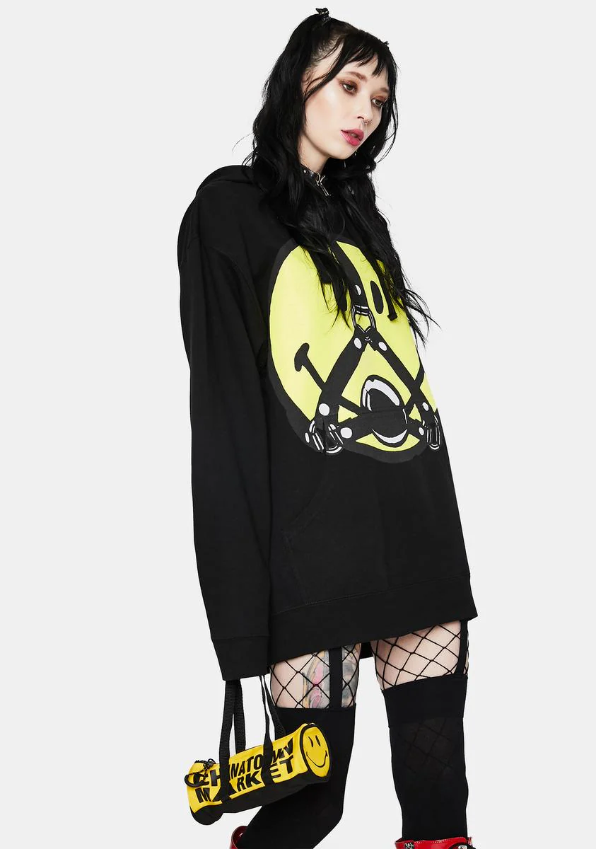 Smiley Ball Gag Hoodie - Image 2