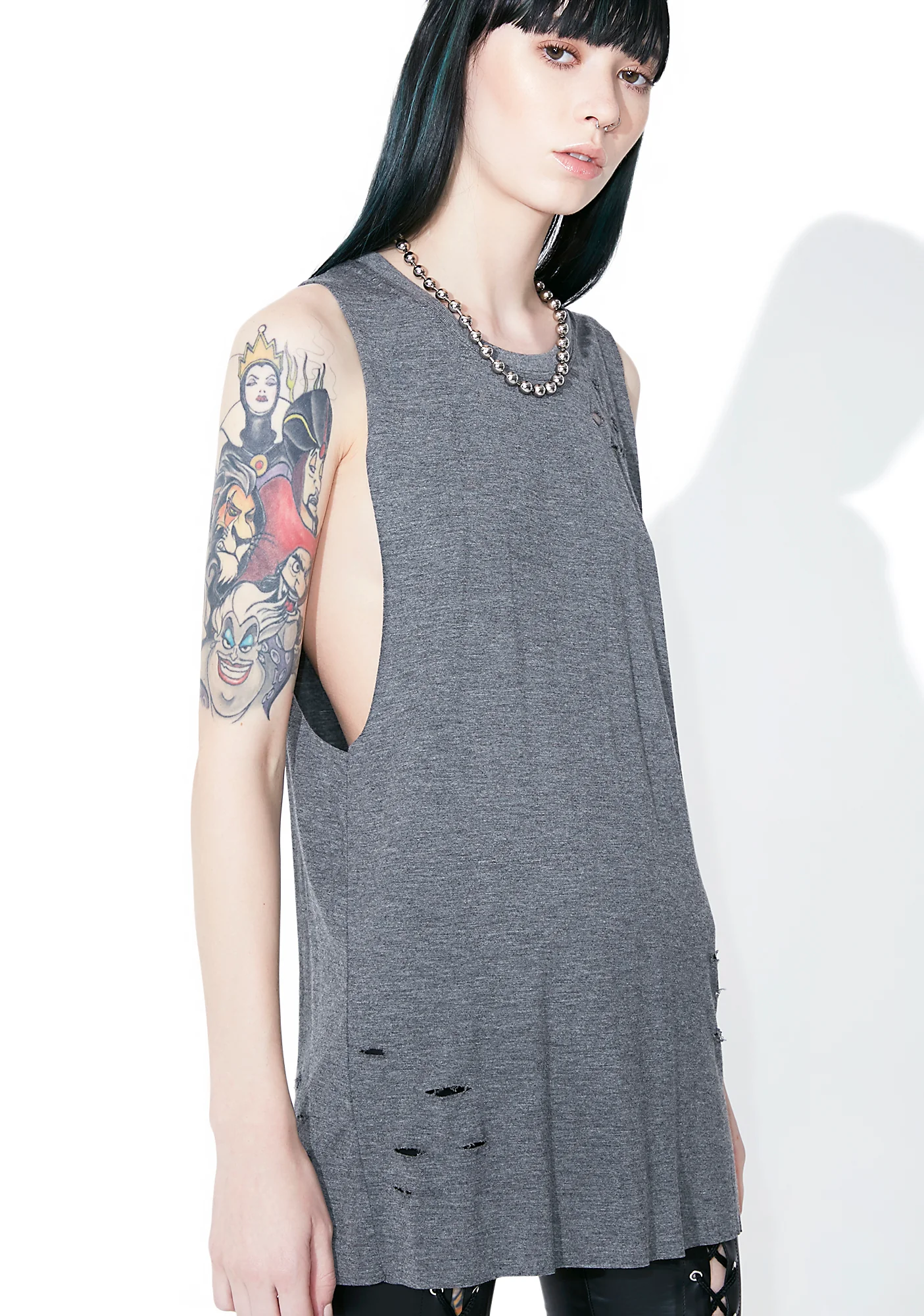 Smoke Flex On ‘Em Distressed Tank - Image 3