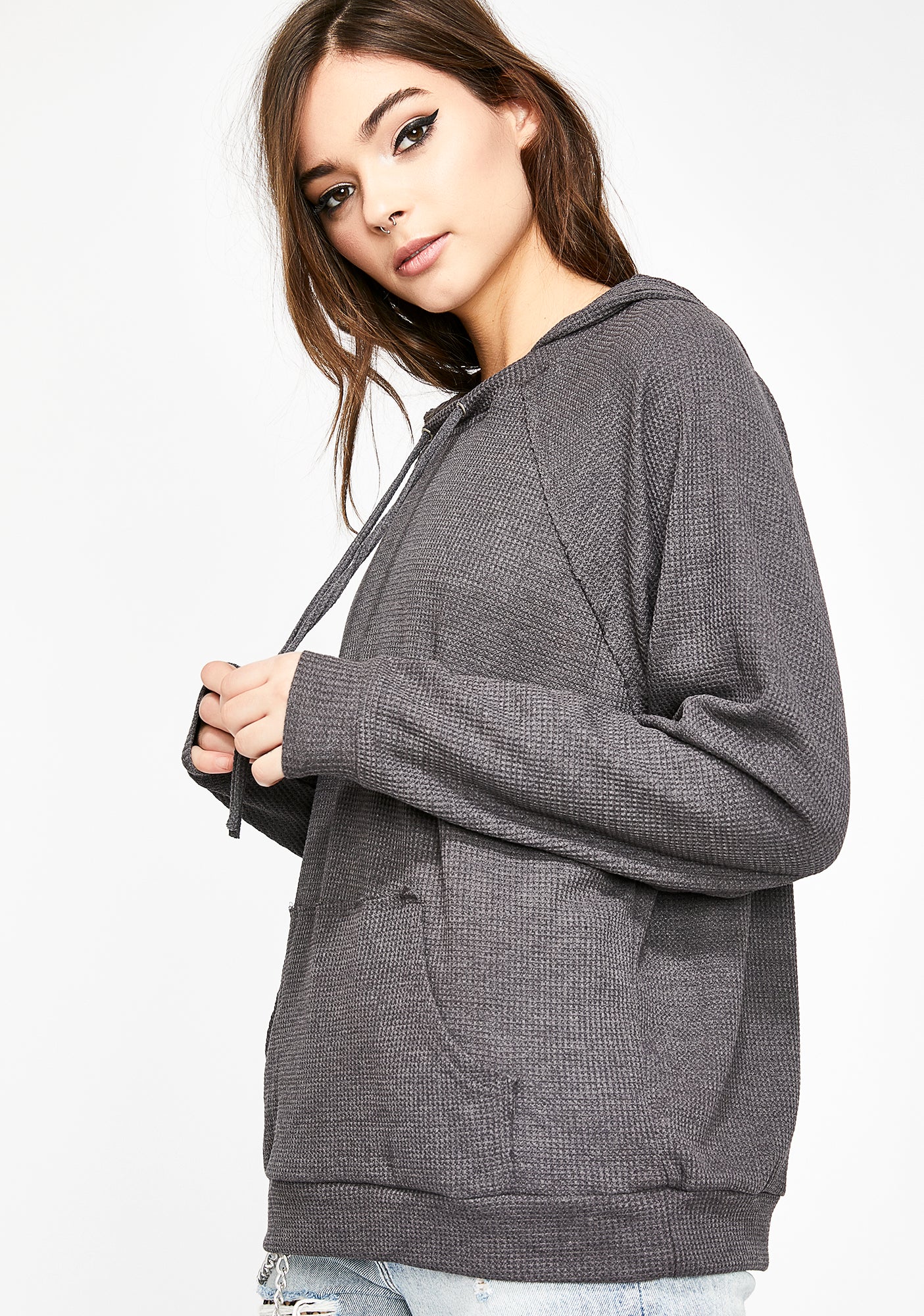 Smoke Just Wanna Laze Thermal Hoodie - Image 2