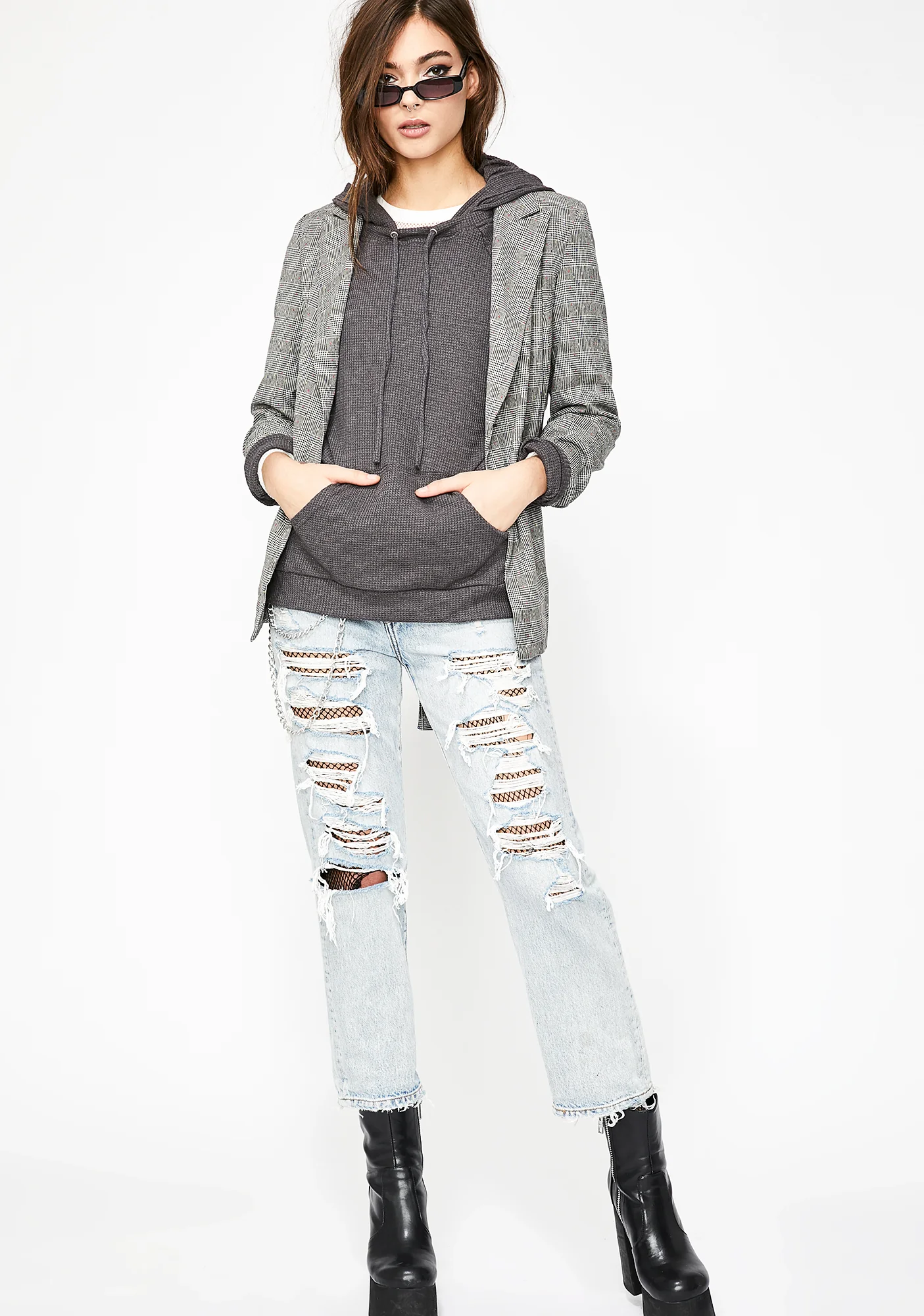 Smoke Just Wanna Laze Thermal Hoodie - Image 3