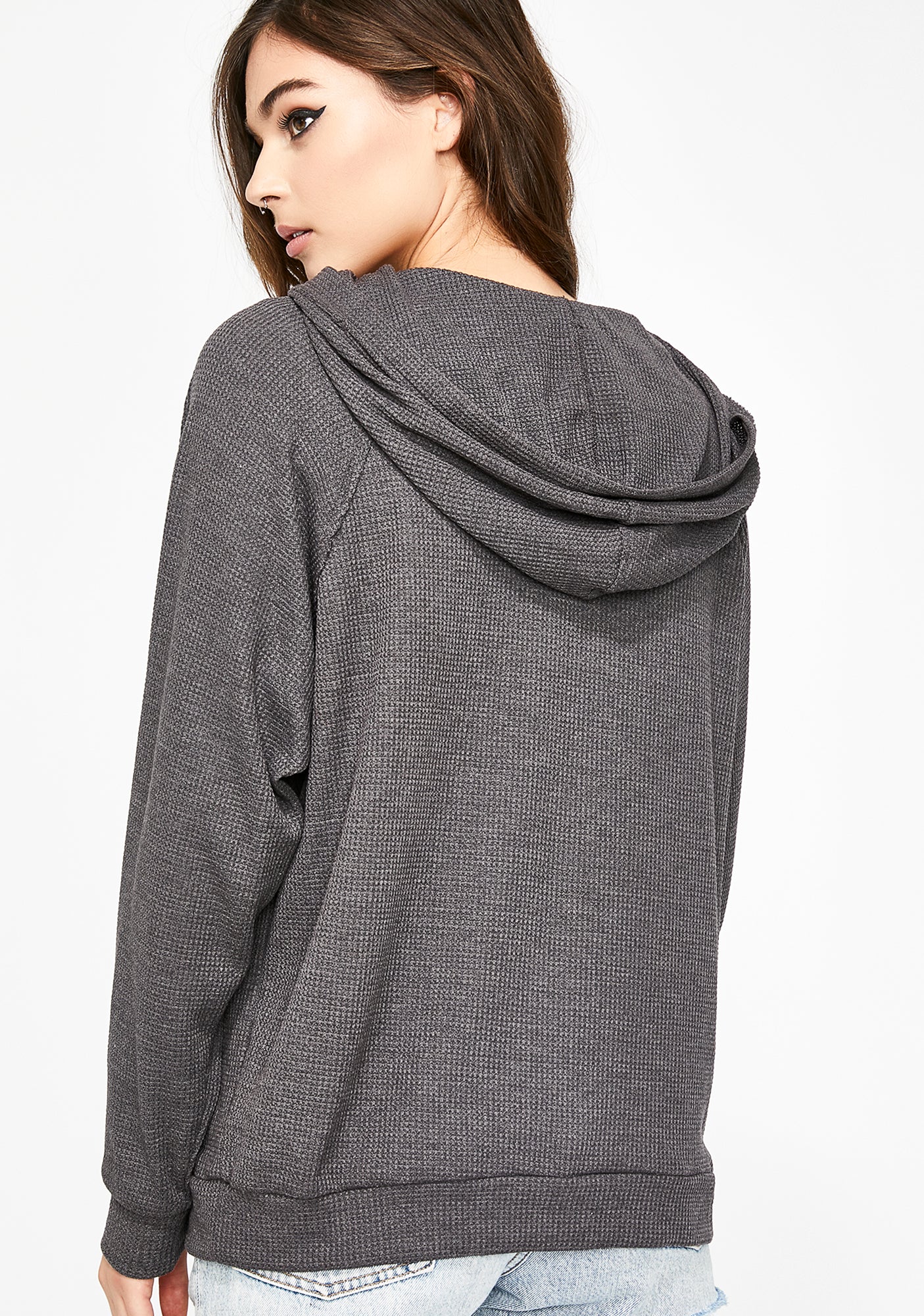 Smoke Just Wanna Laze Thermal Hoodie - Image 4