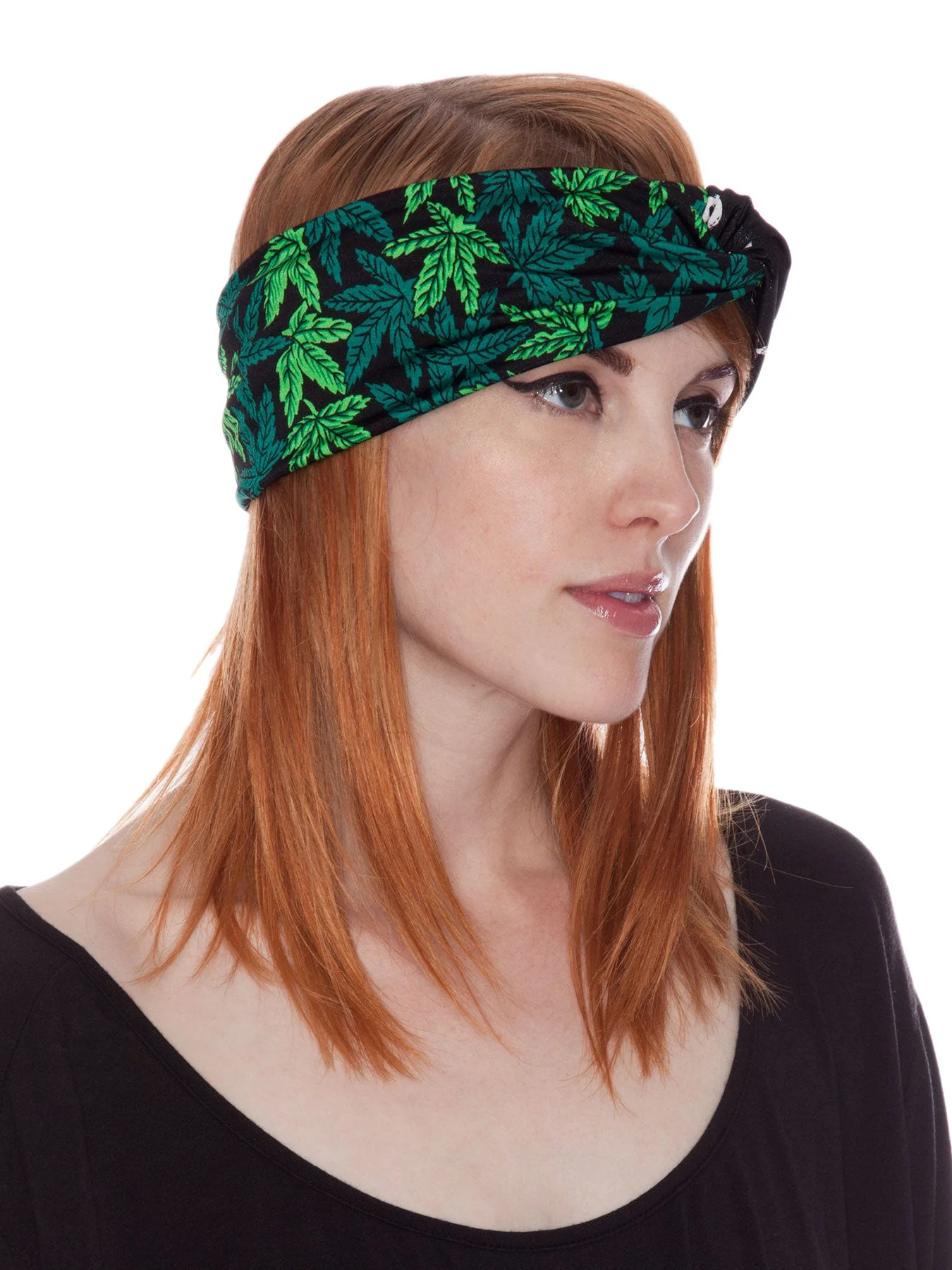 Smokin' Skulls Turband - Green - Image 5