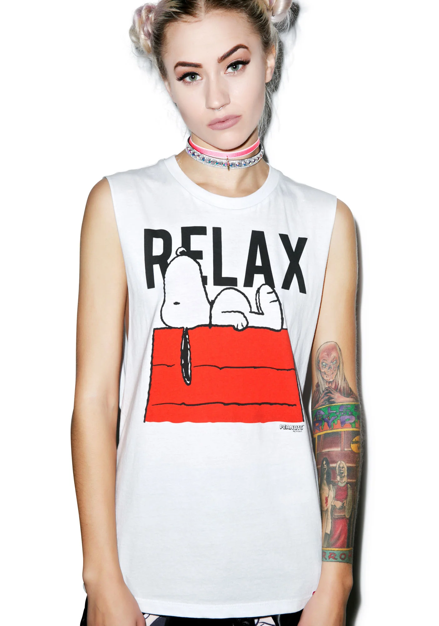 Snoopy Relax Muscle Tee - Image 2