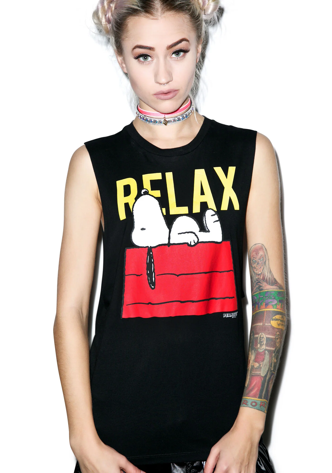 Snoopy Relax Muscle Tee - Image 7