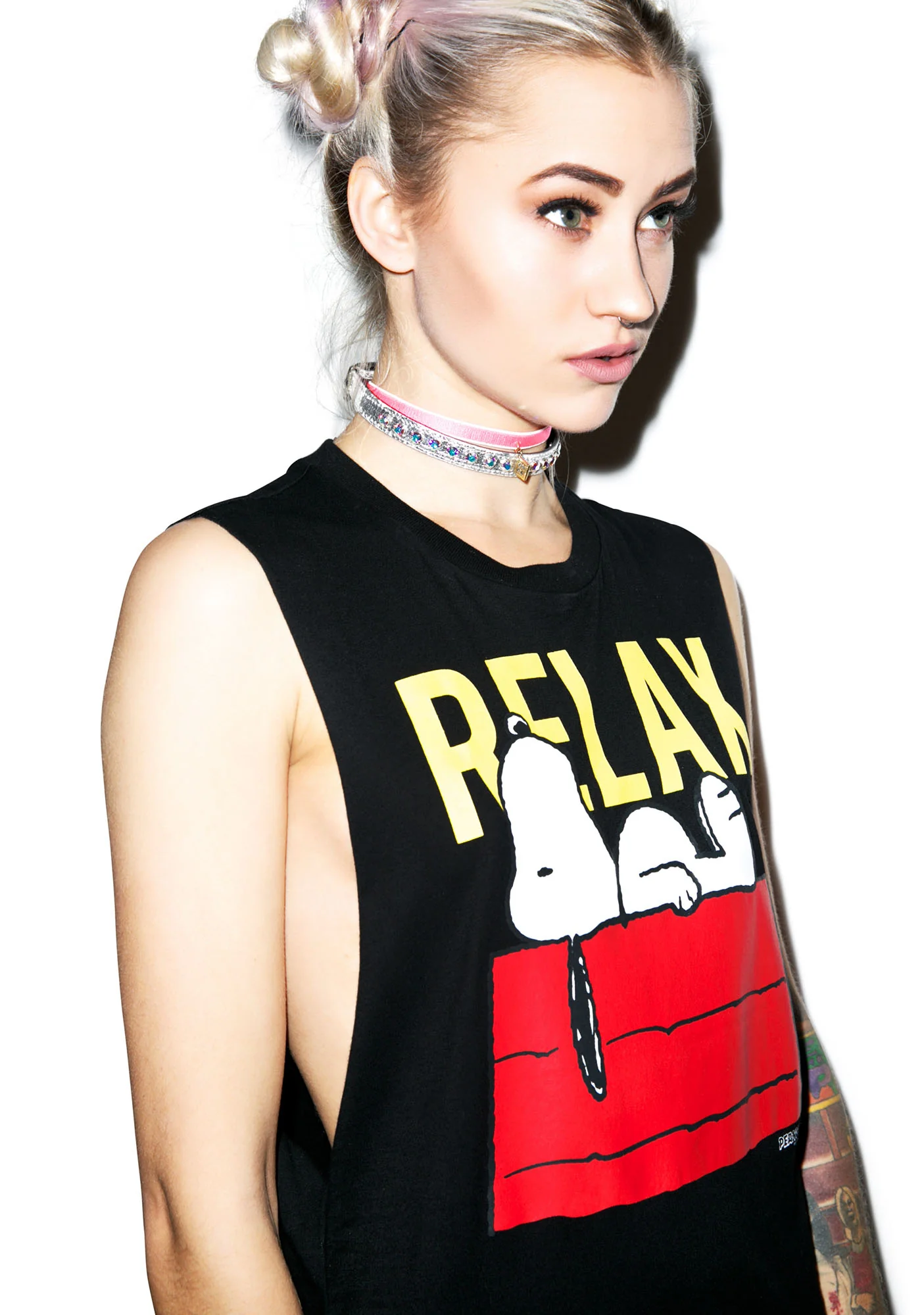 Snoopy Relax Muscle Tee - Image 8