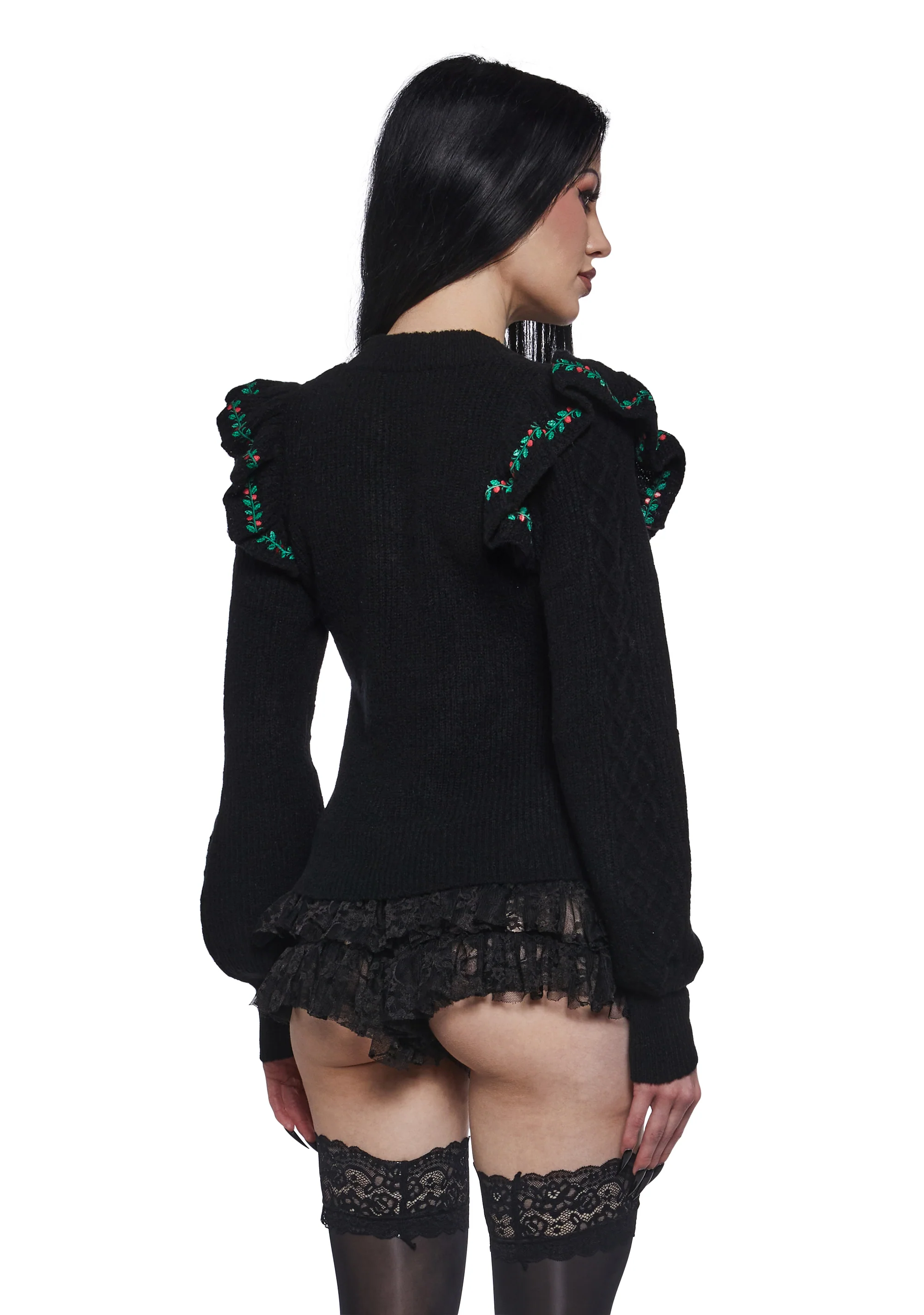 Snowbound Heirloom Knit Sweater - Image 4