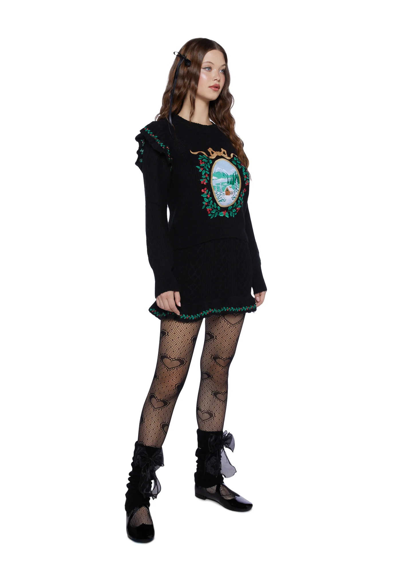 Snowbound Heirloom Mini Skirt - Image 2