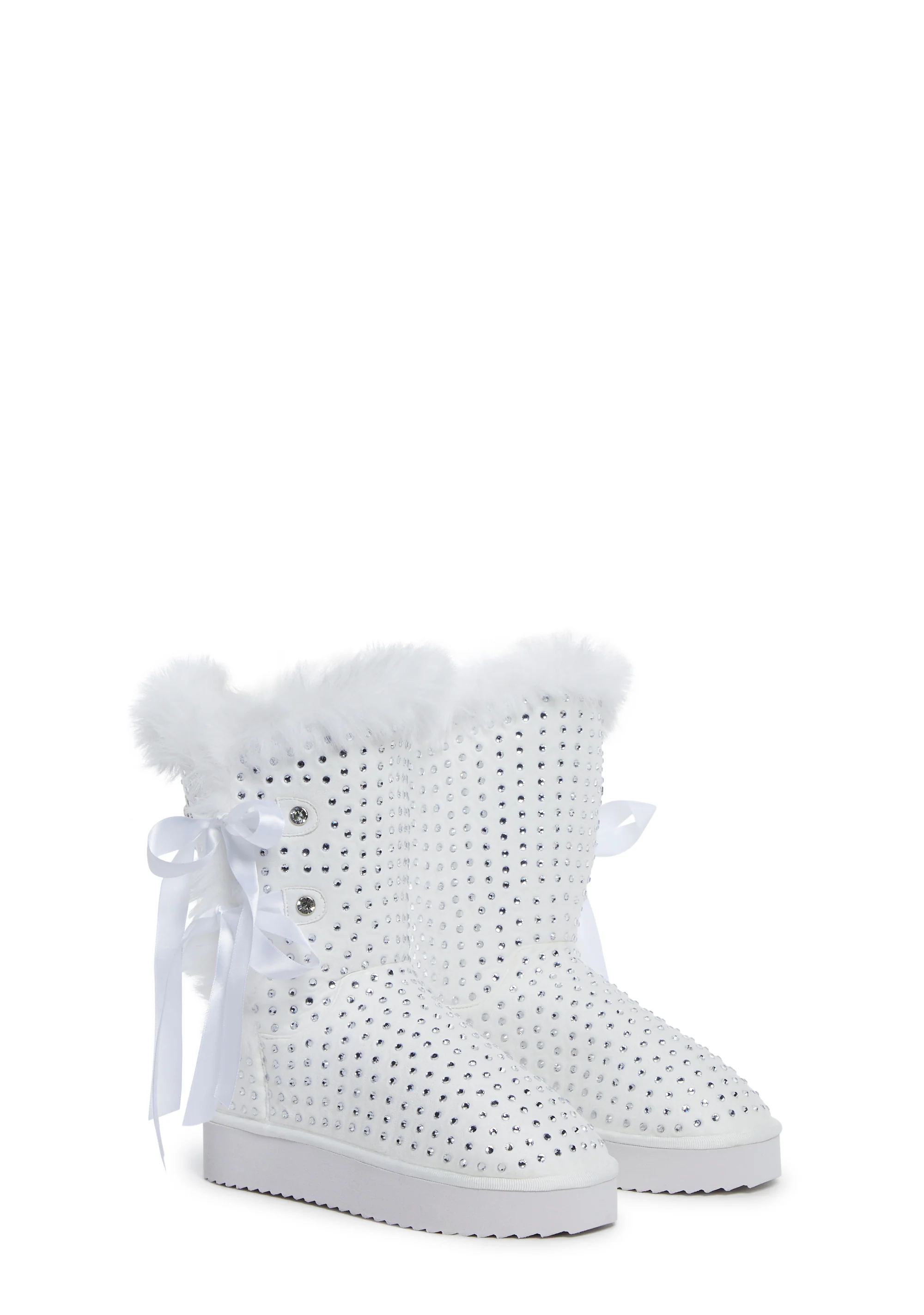 Snowflake Cadet Rhinestone Booties - Image 3