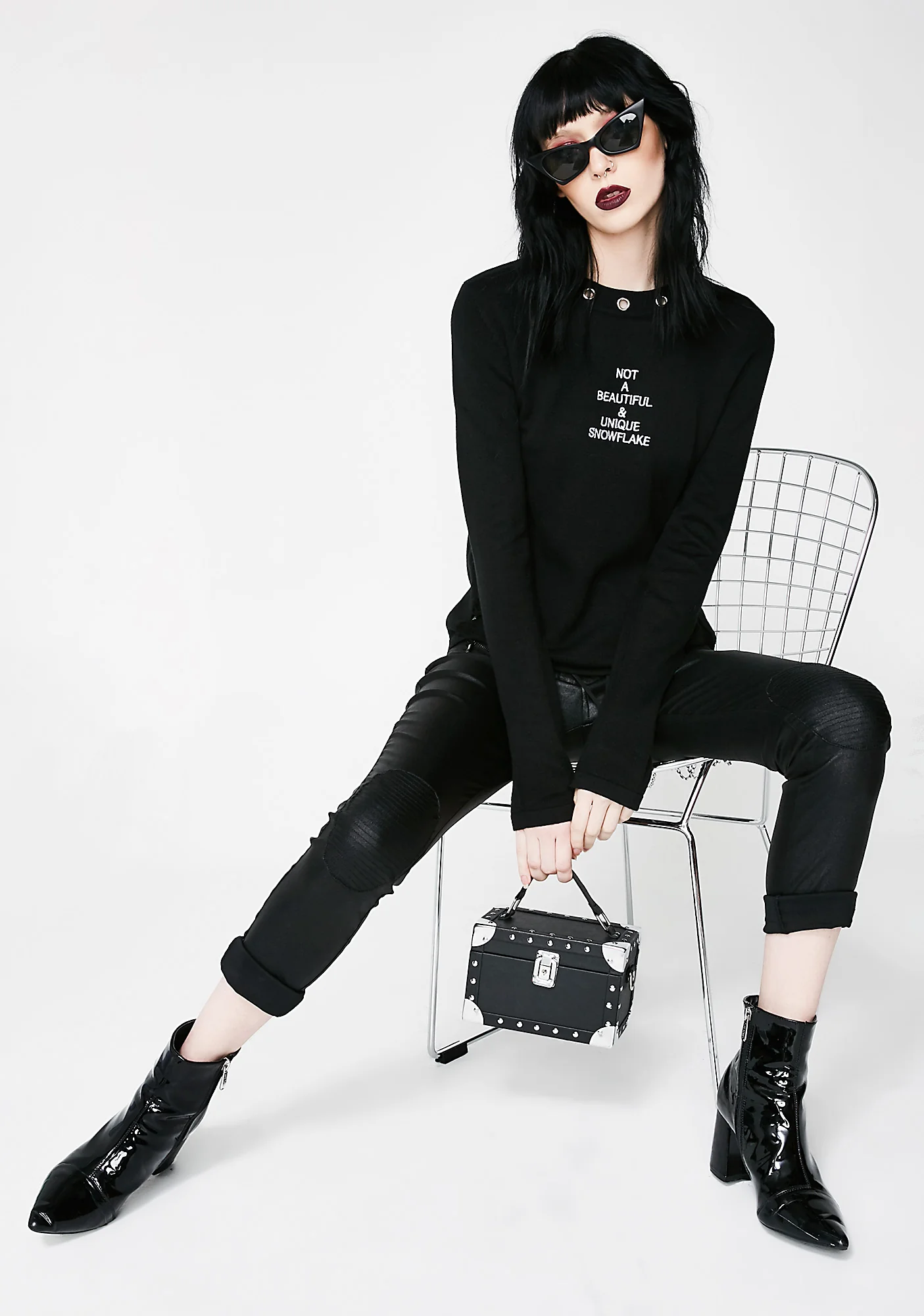 Snowflake Eyelet Jumper - Image 5