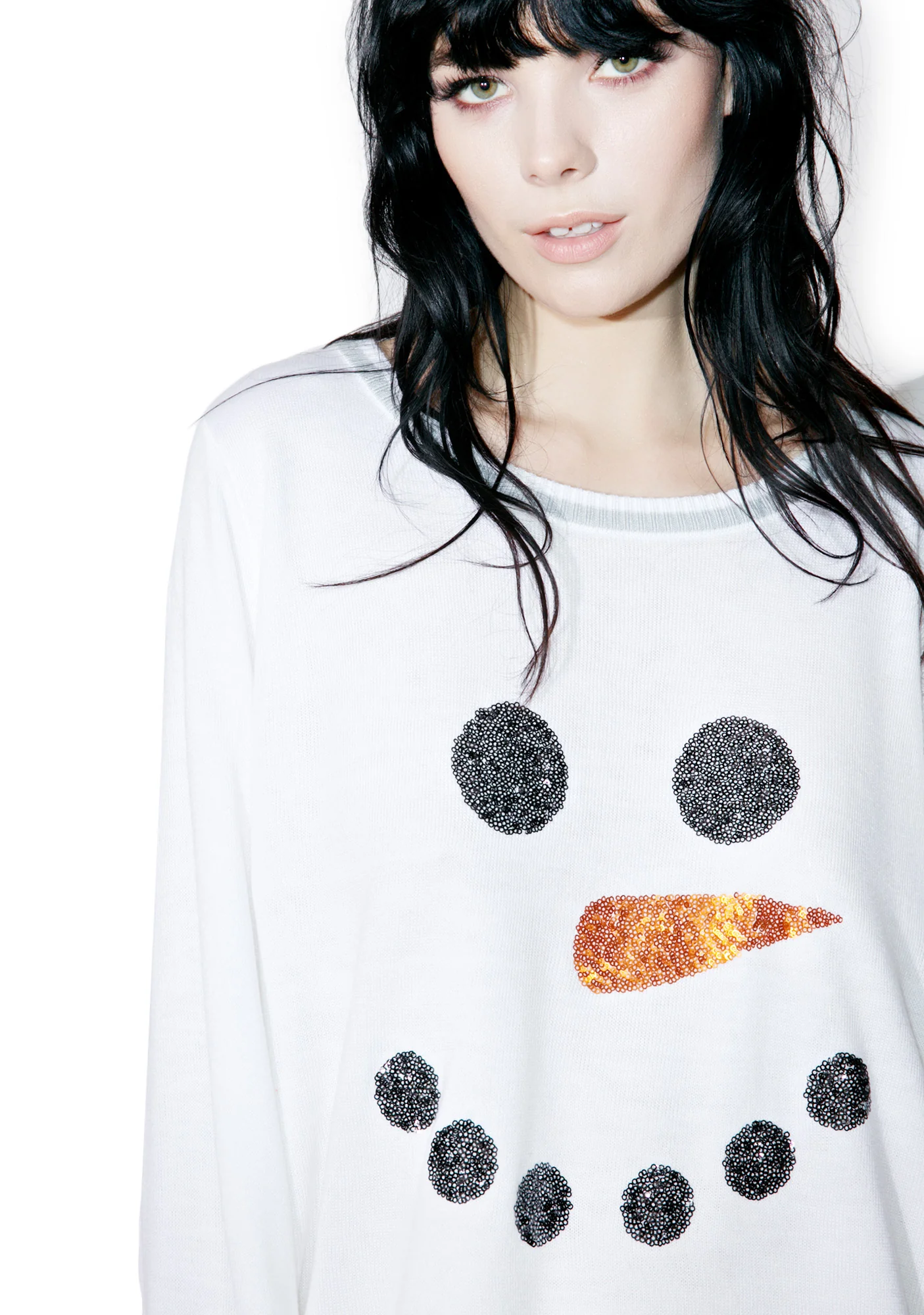 Snowman Face Sweater - Image 2