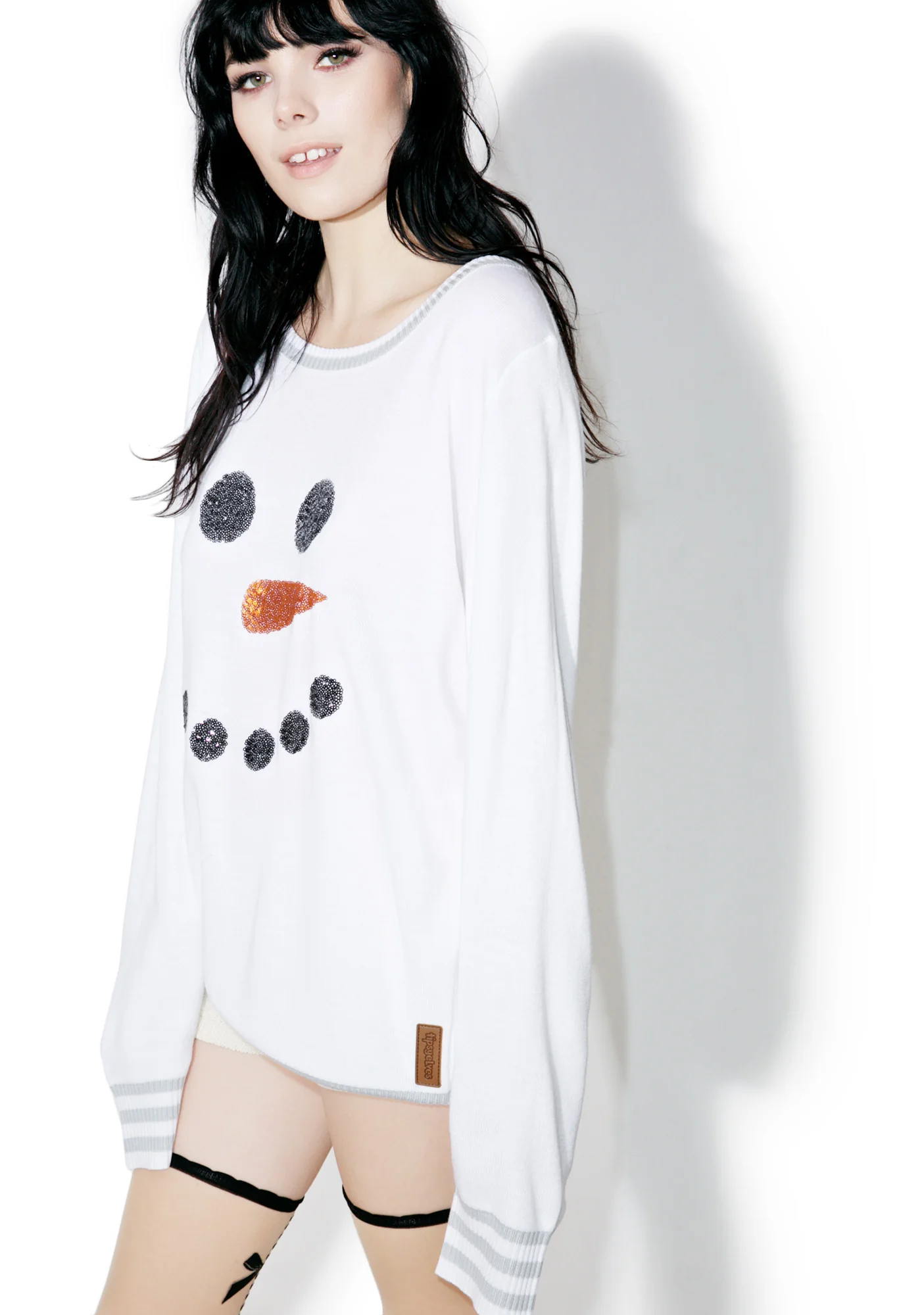 Snowman Face Sweater - Image 3