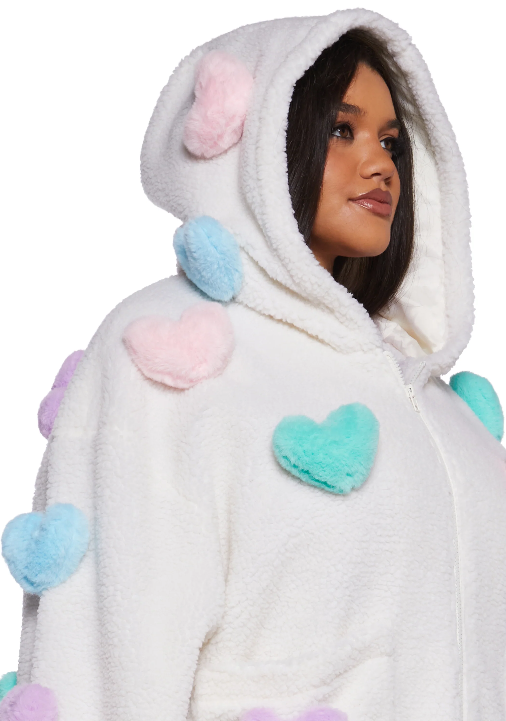 Snuggle Wonderland Hooded Sherpa Jacket - Image 11