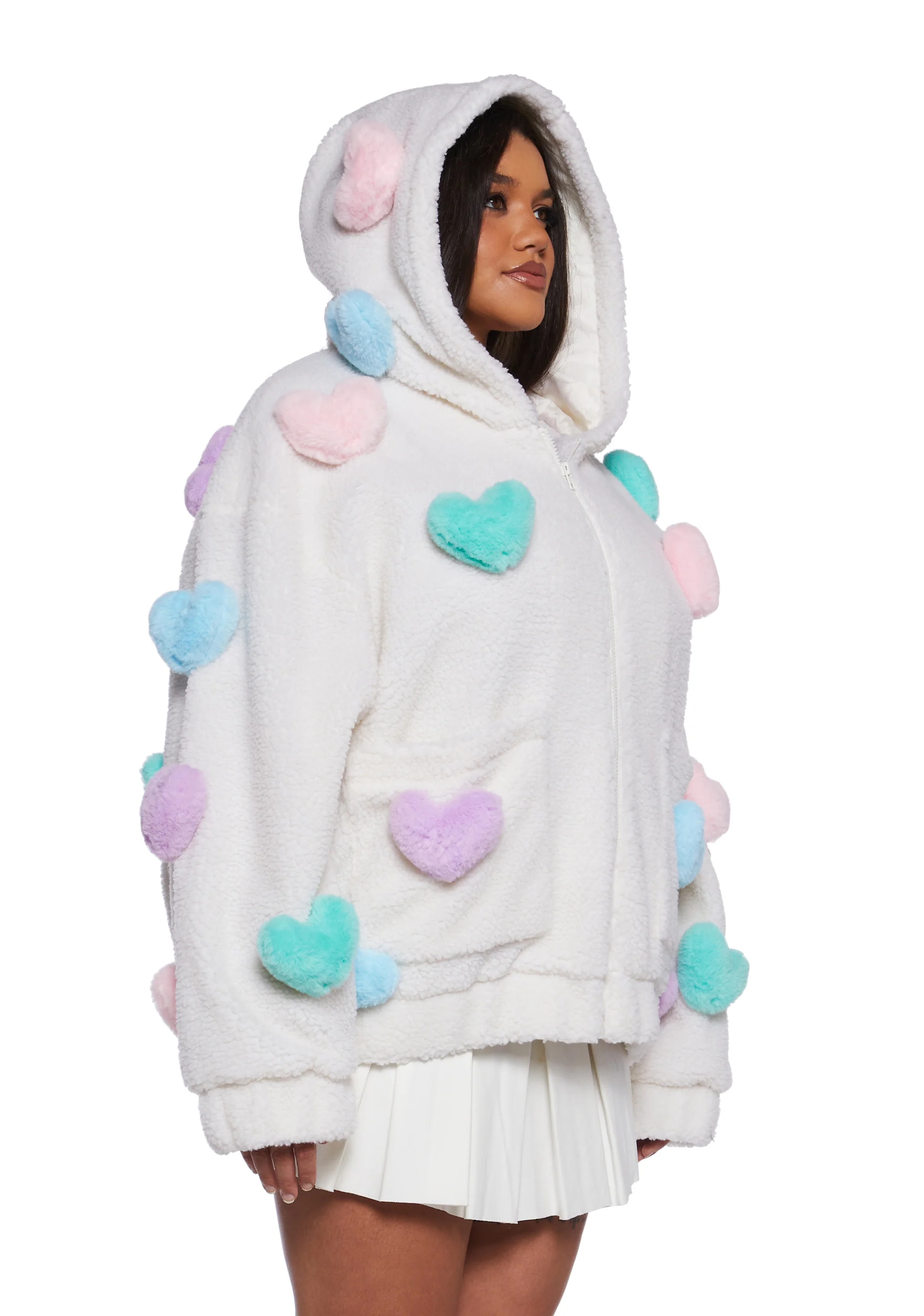 Snuggle Wonderland Hooded Sherpa Jacket - Image 8
