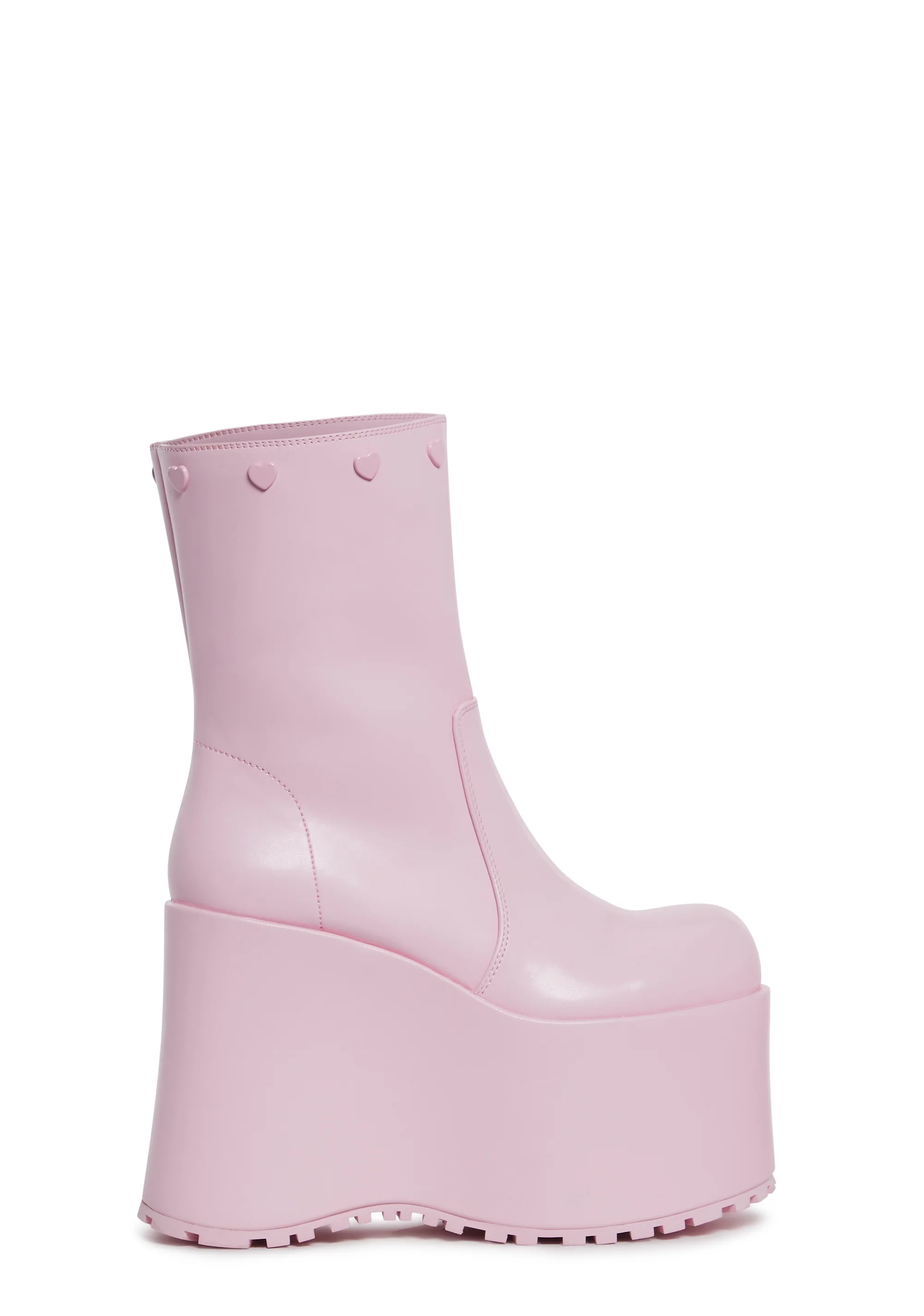 Snuggle Wonderland Platform Boots - Pink - Image 5