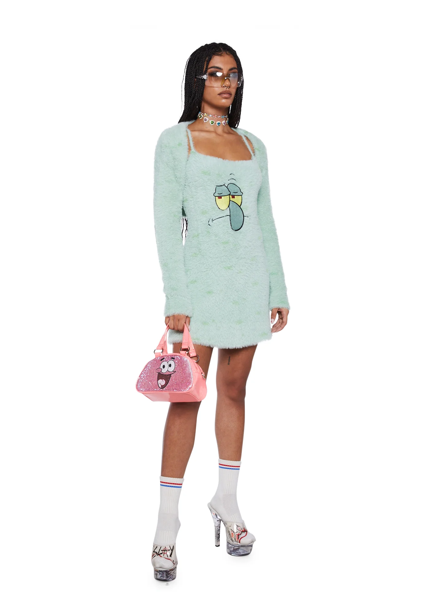 Squidward Soak Up My Love Dress And Shrug Set - Image 2