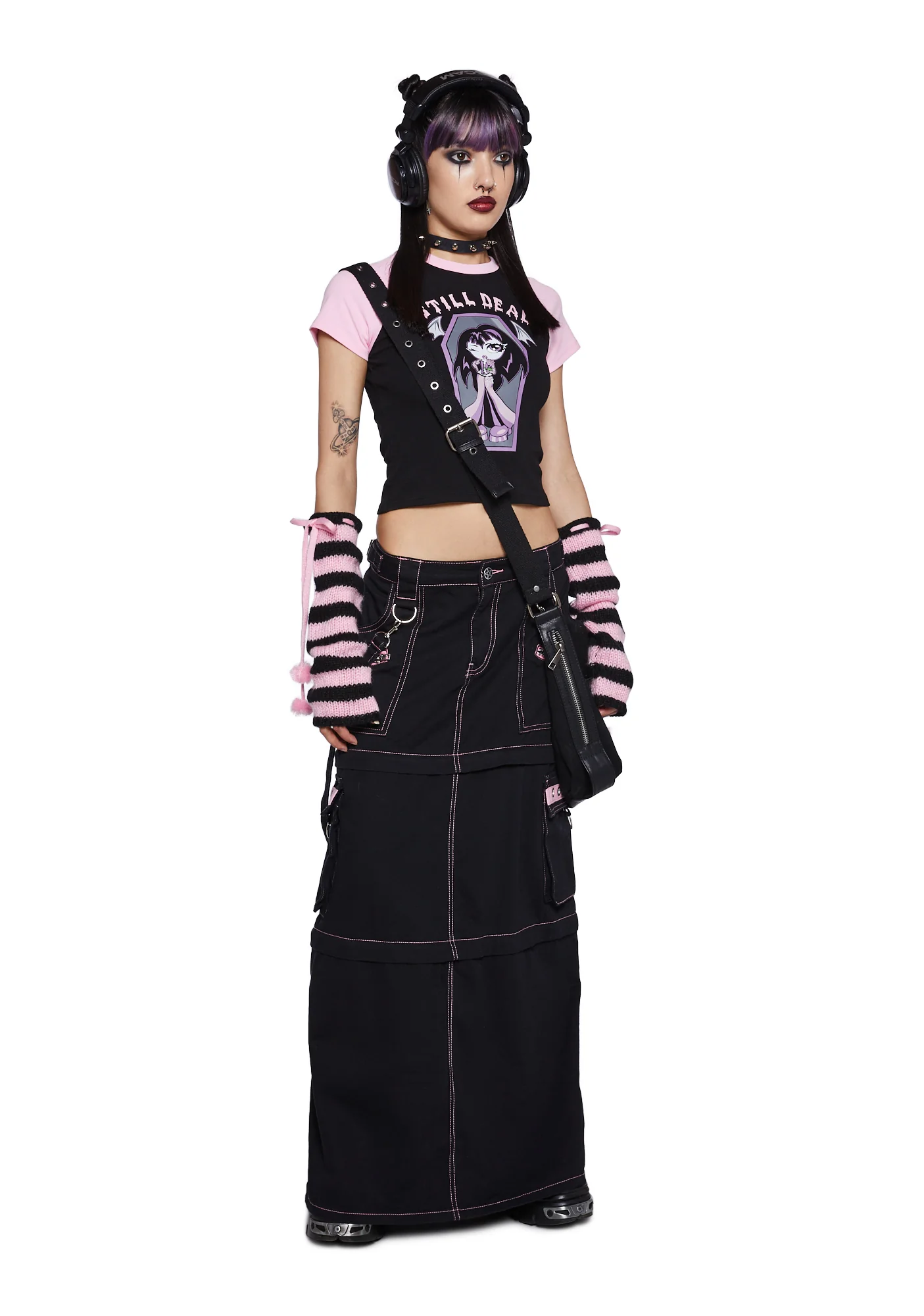 Solemn Ensemble Convertible Skirt - Pink - Image 6