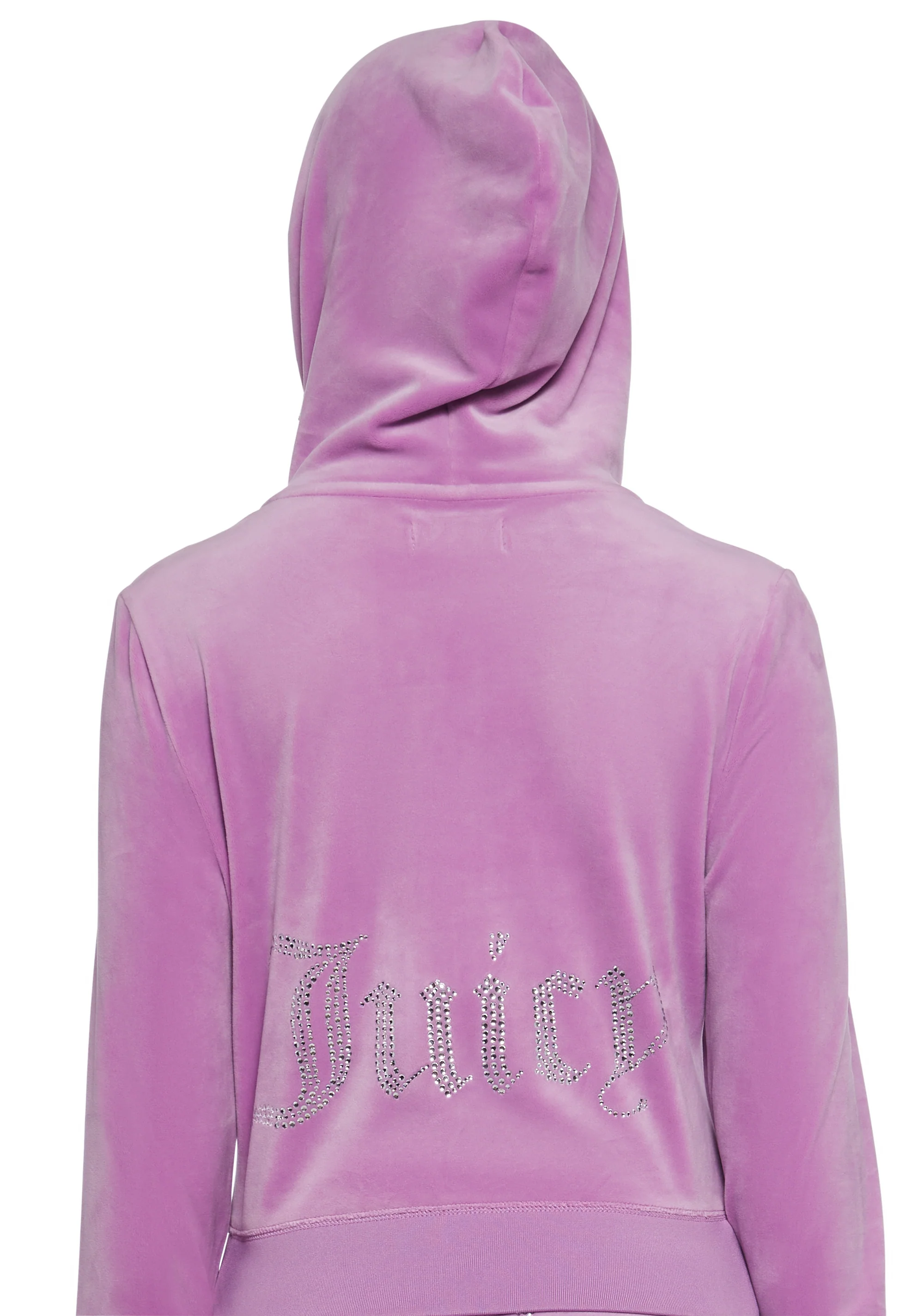 OG Big Bling Velour Hoodie - Purple - Image 6