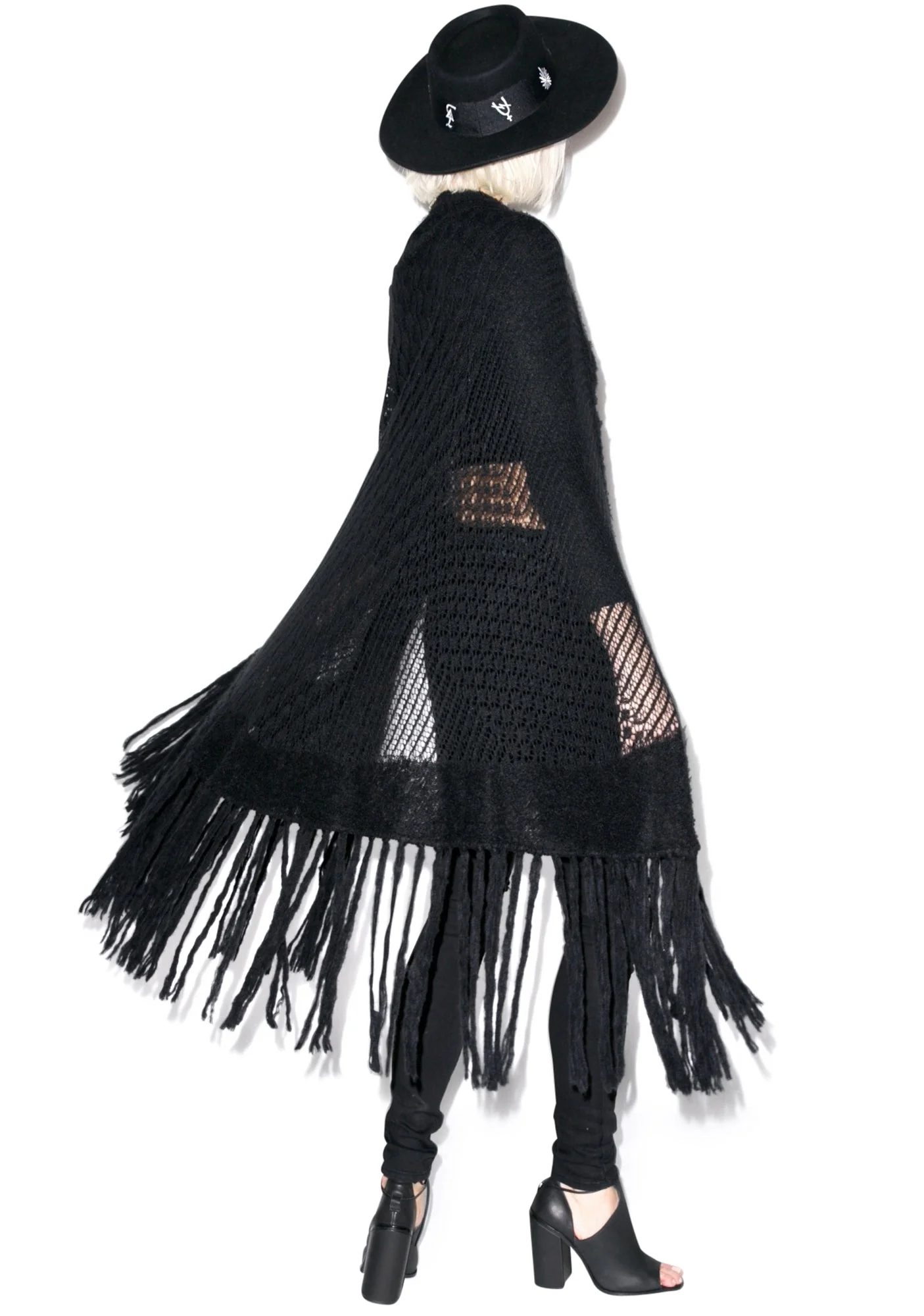 Solid Garden Shawl - Light Pink - Image 5