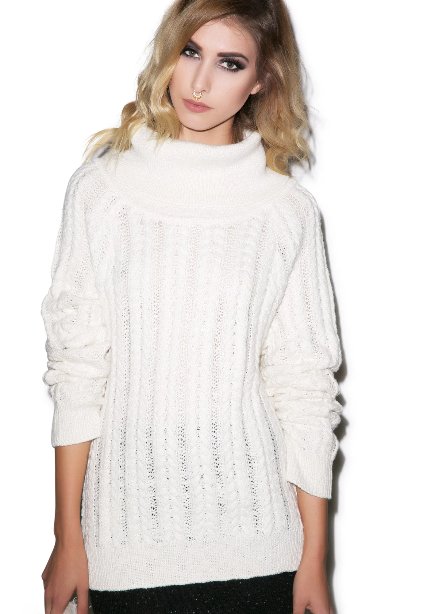 Solstice Backless Sweater - Light Gray - Image 8