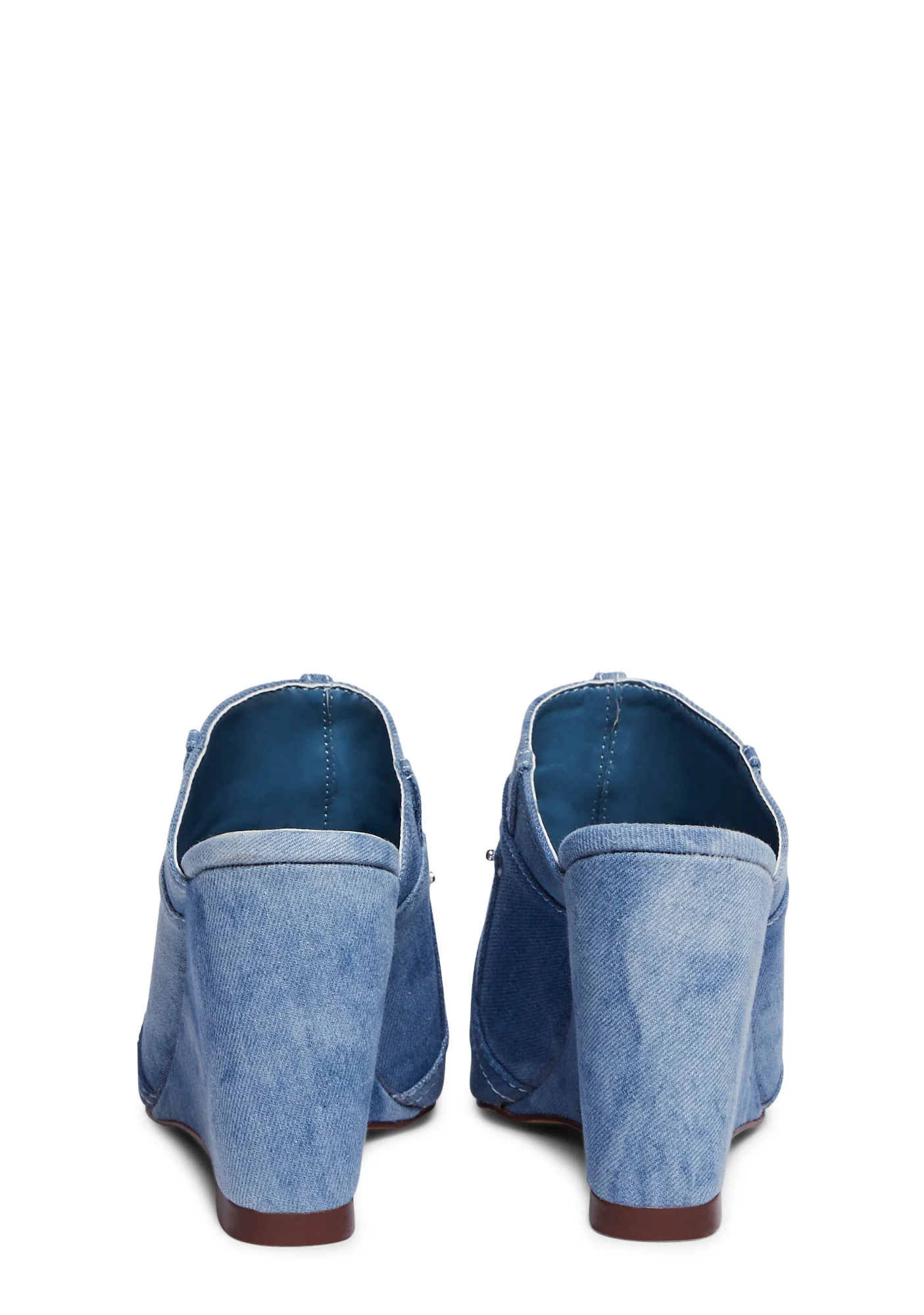 Sonny-4 Denim Wedges - Image 4