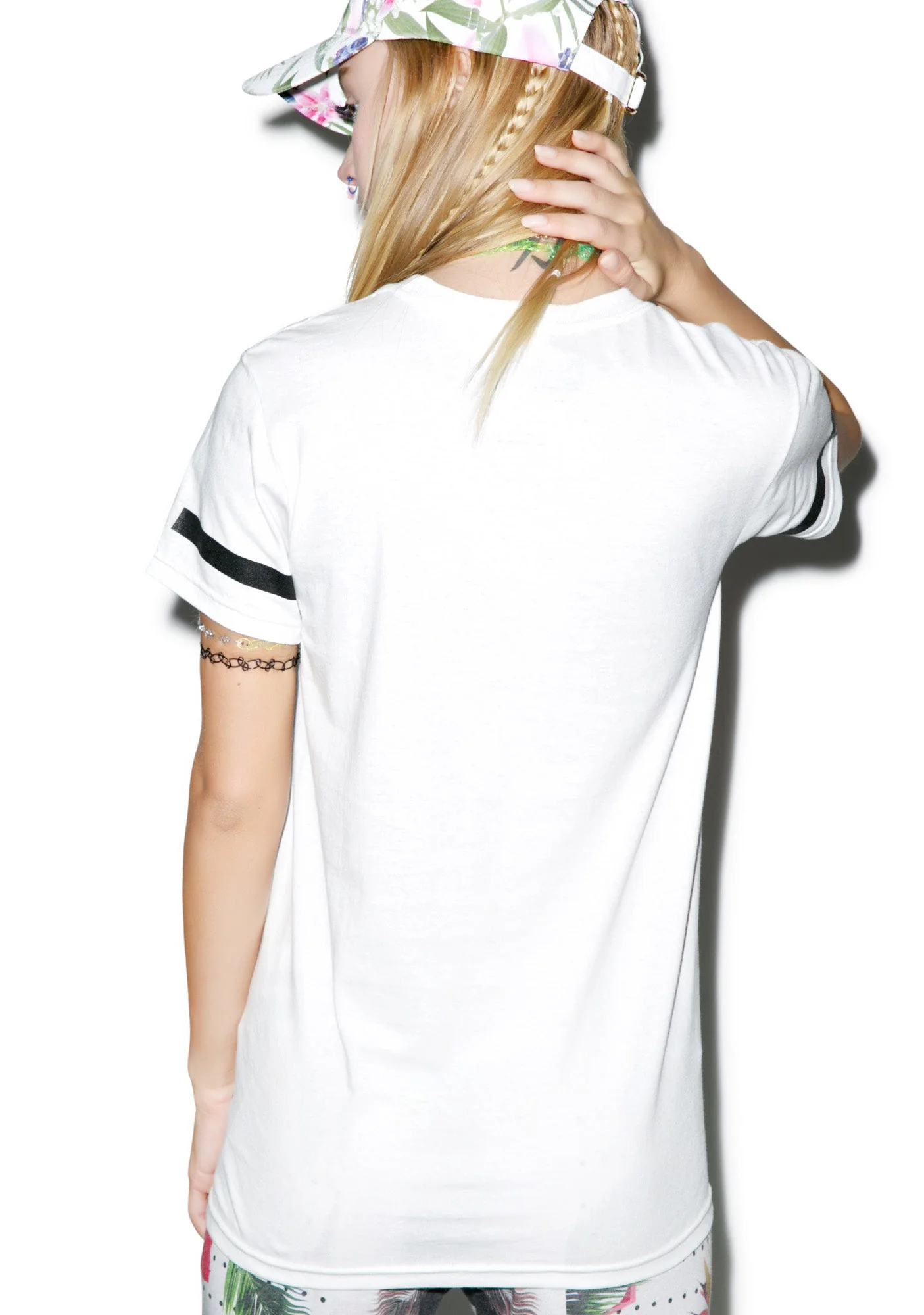Sorry Not Sorry BF Tee - White - Image 3