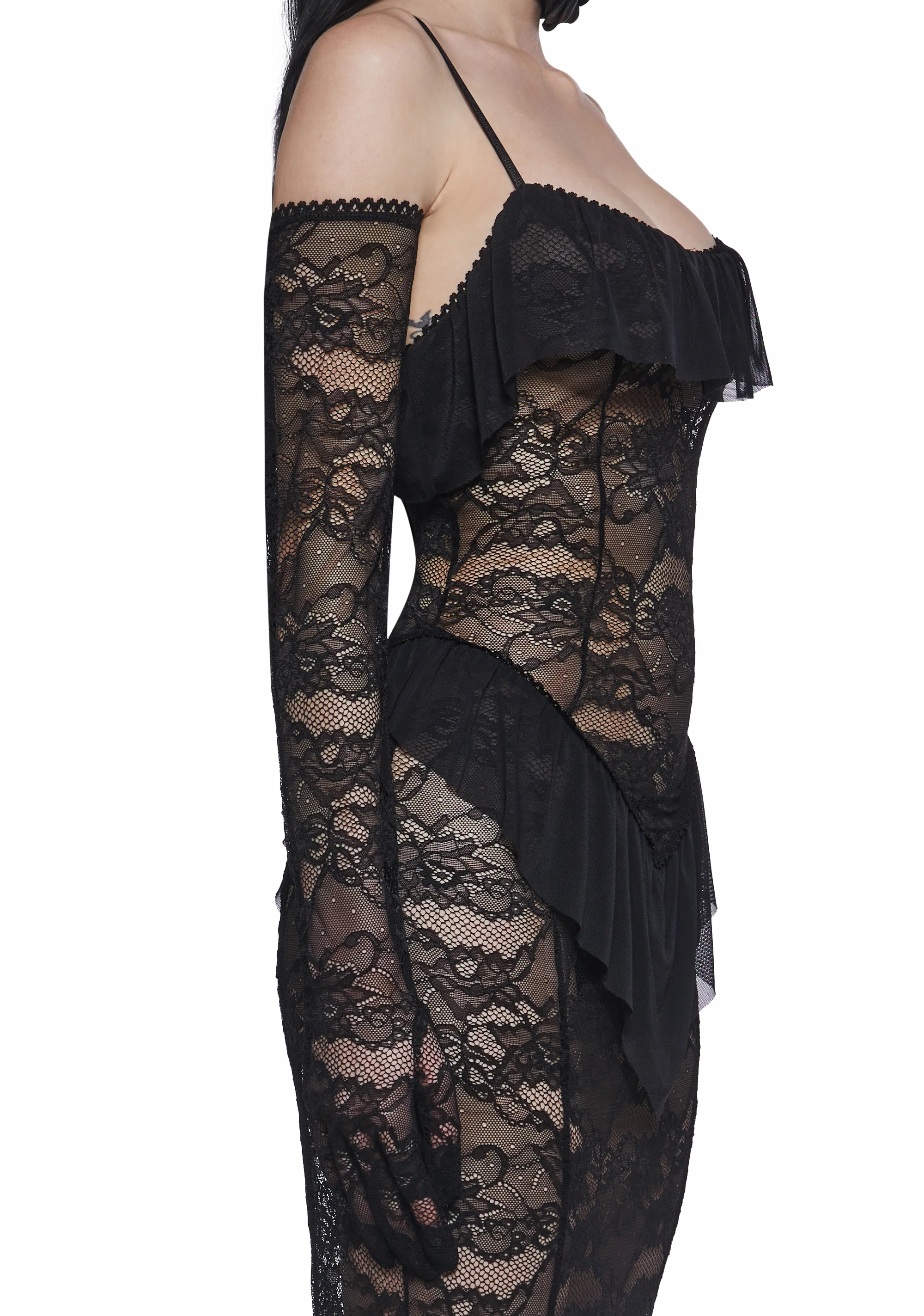 Idolized Maxi Dress And Gloves - Image 5