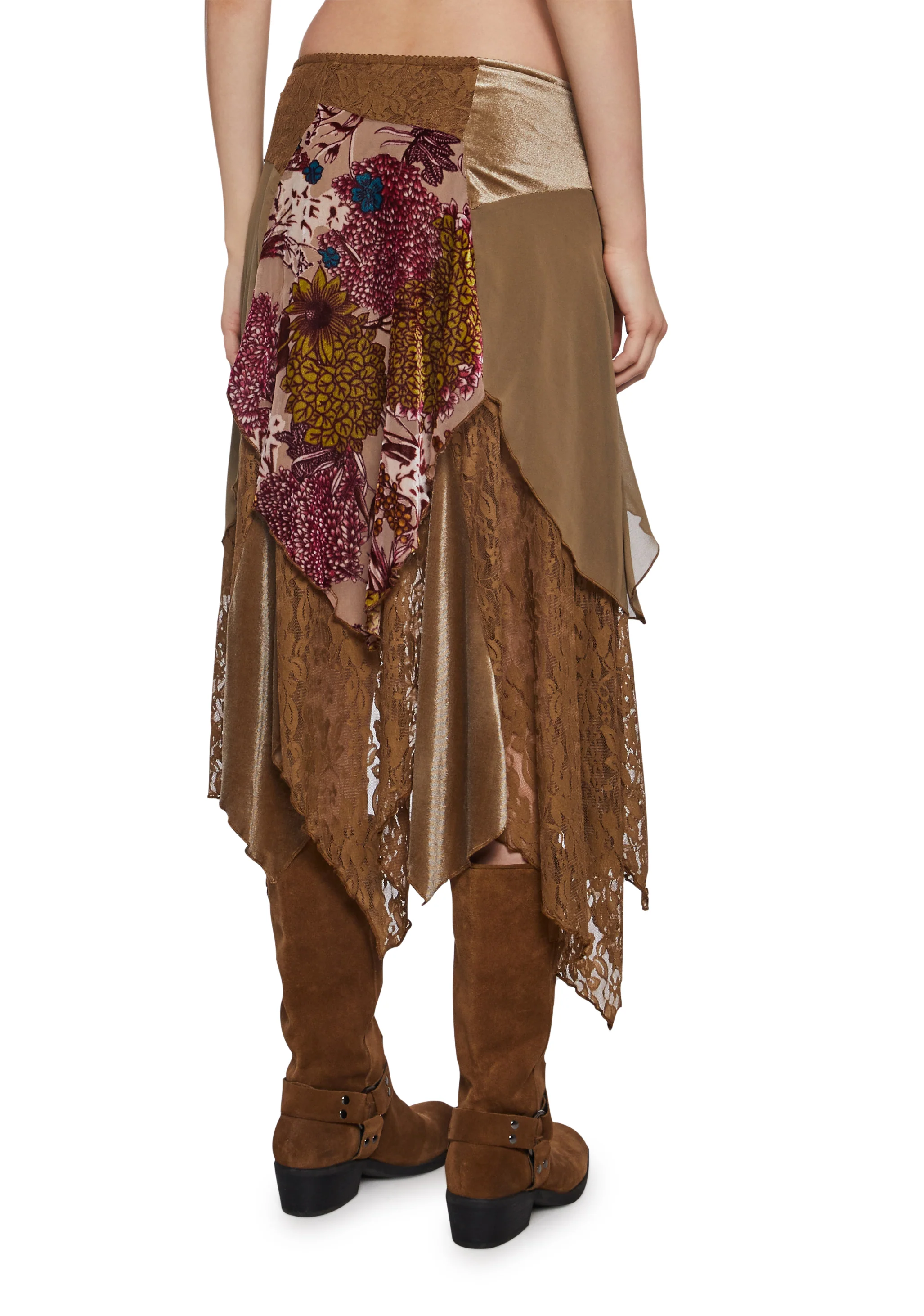 Soulful Sunshine Midi Skirt - Brown - Image 4
