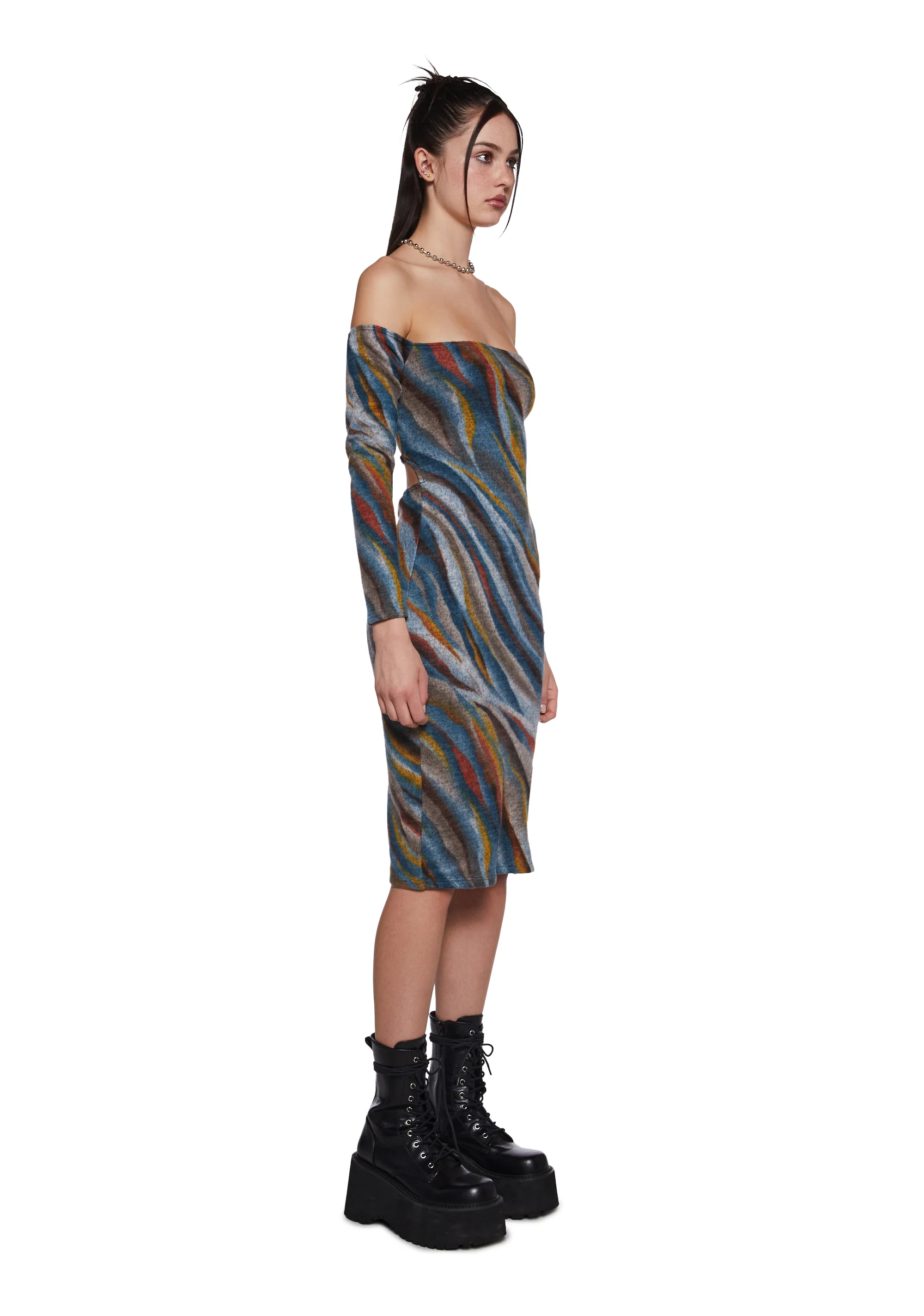 Sound Waves Midi Dress - Image 3