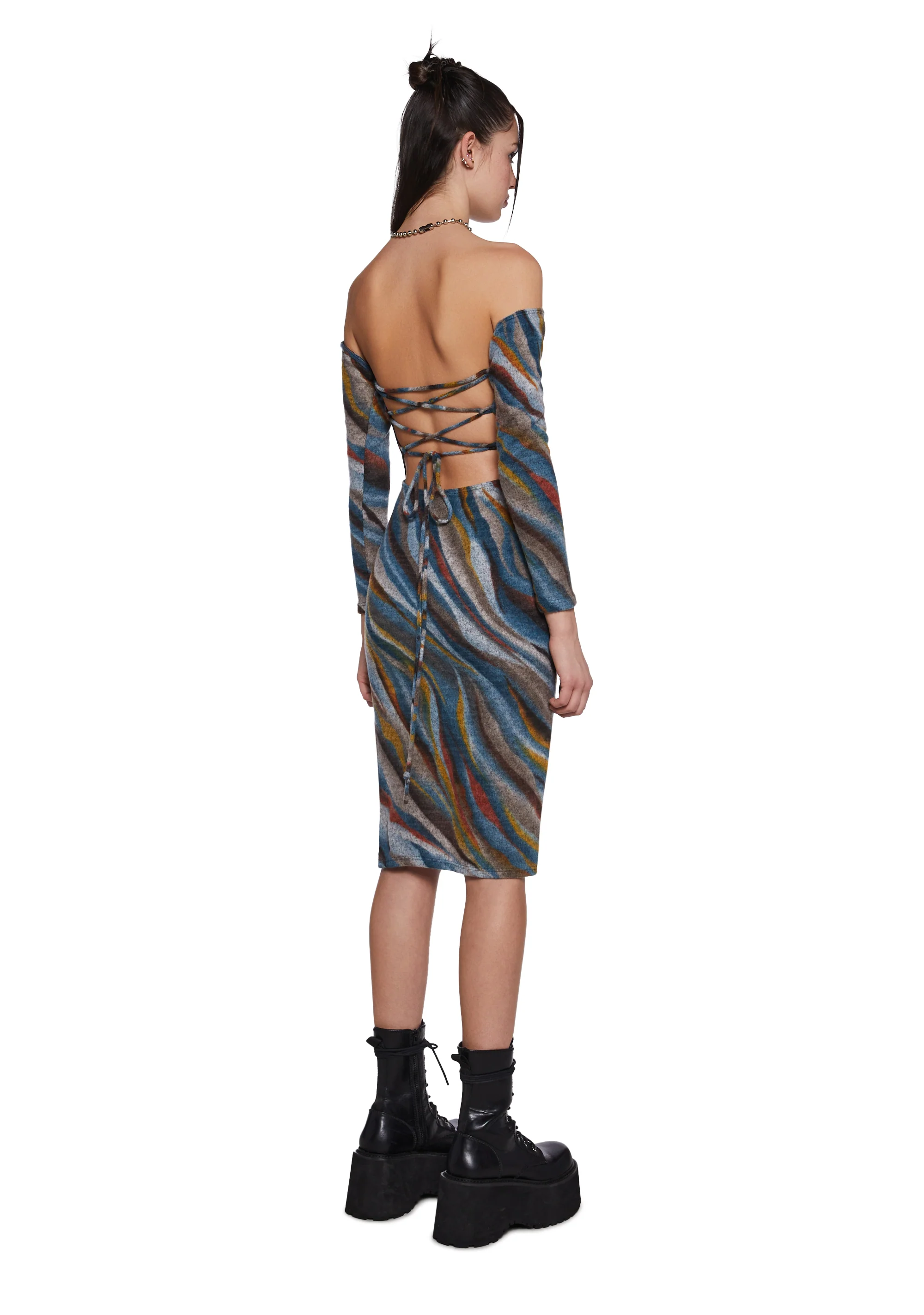 Sound Waves Midi Dress - Image 4