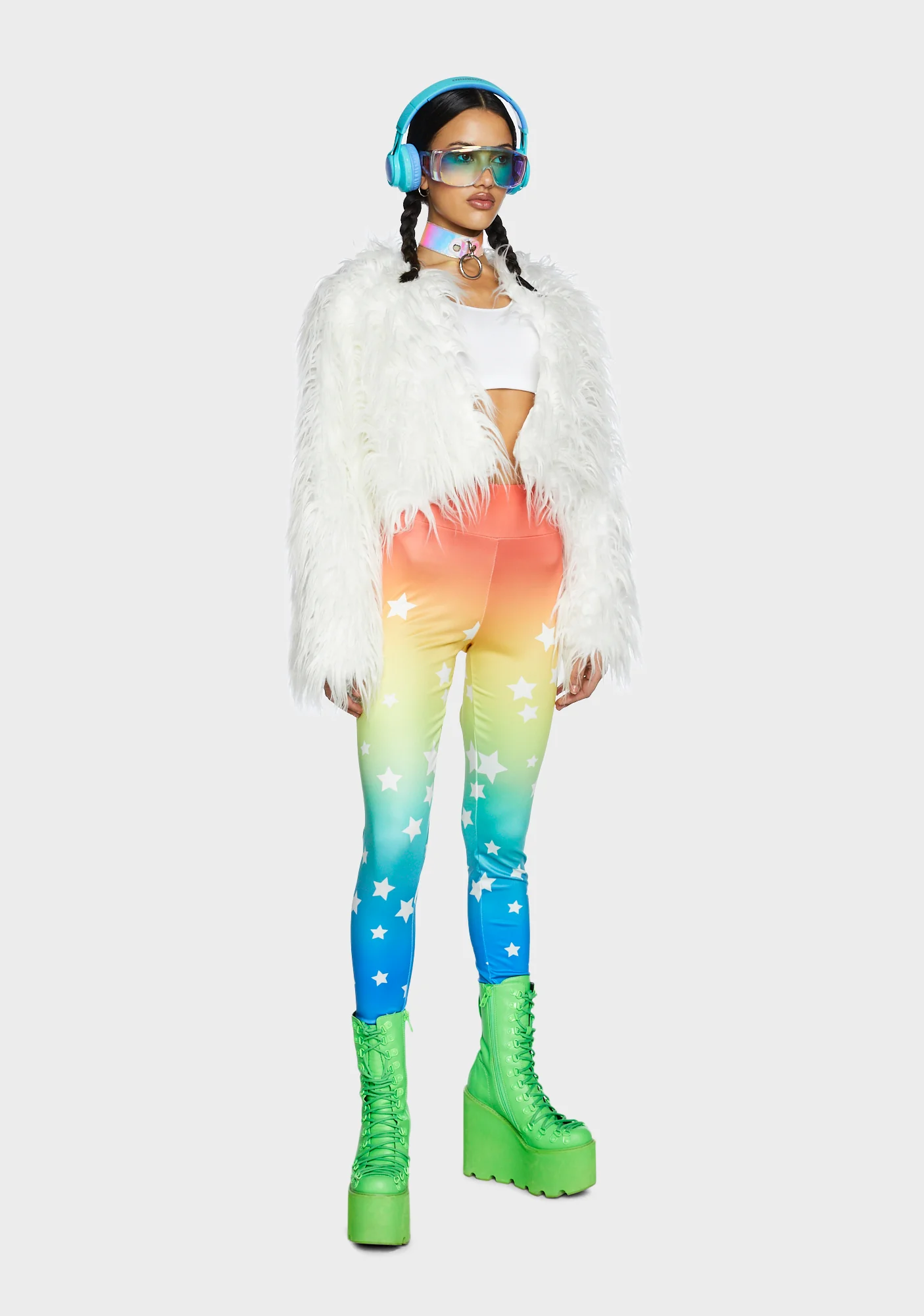 Space Slayer High-Waisted Leggings - Image 2