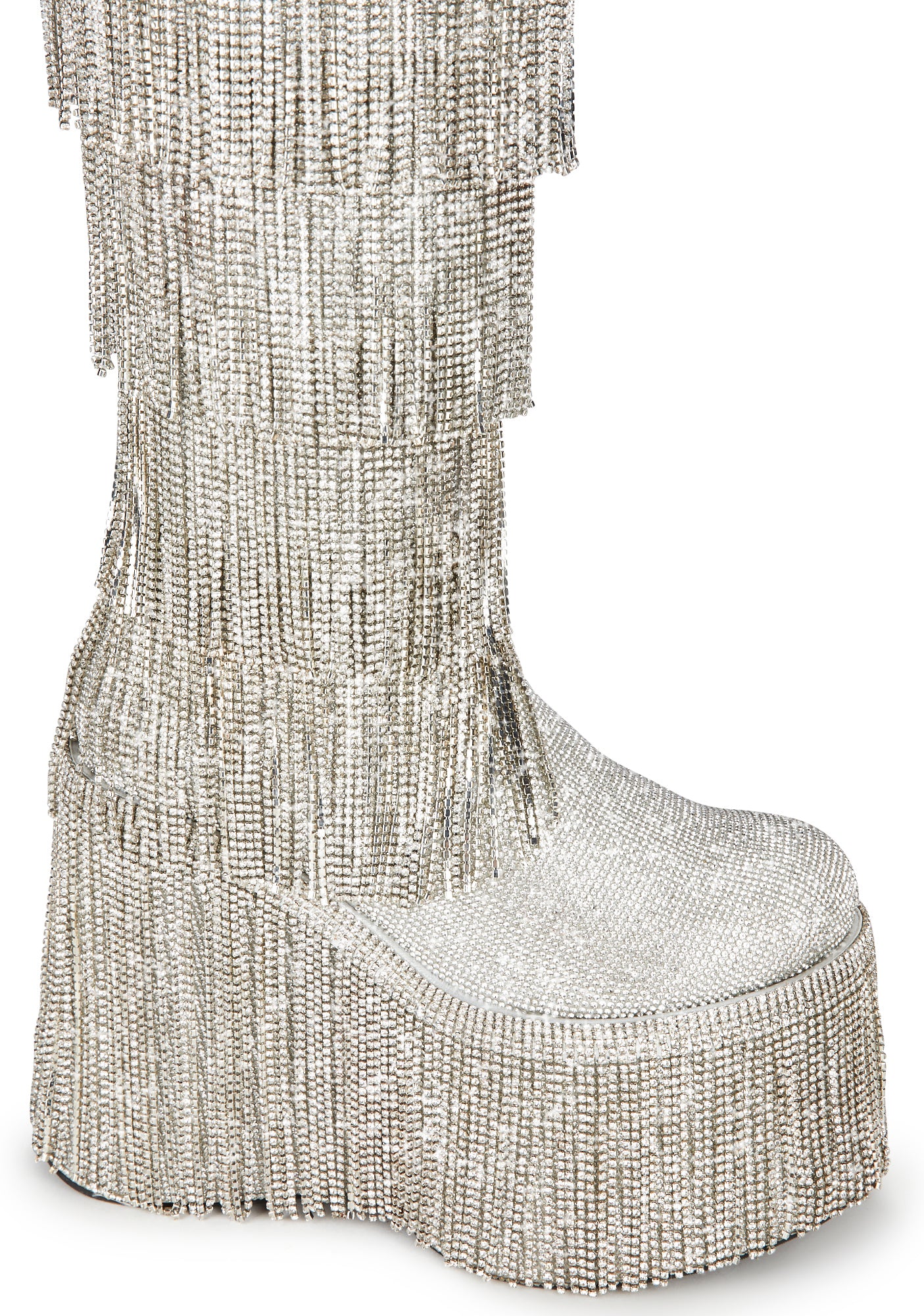 Sparked Emotions Rhinestone Boots - Image 2