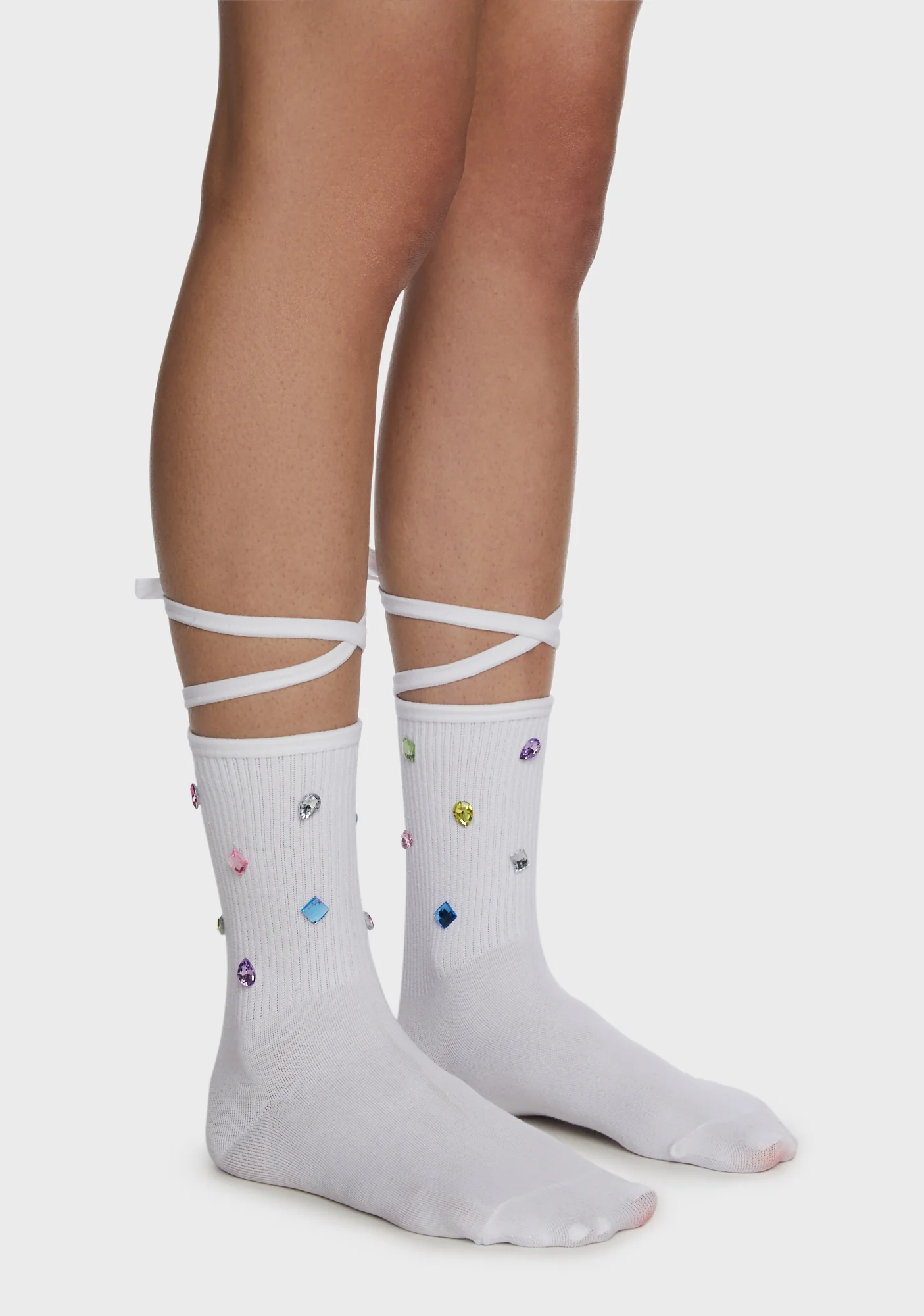 Sparking Interest Ankle Socks - White - Image 2
