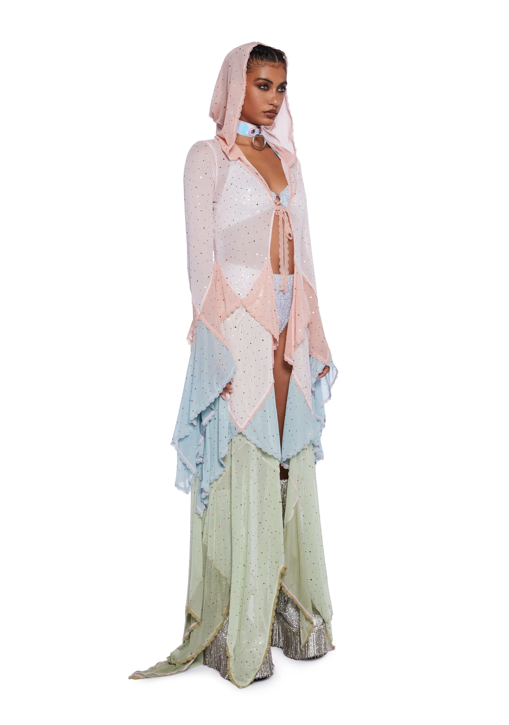 Sparkled Myths Hooded Duster - Image 5