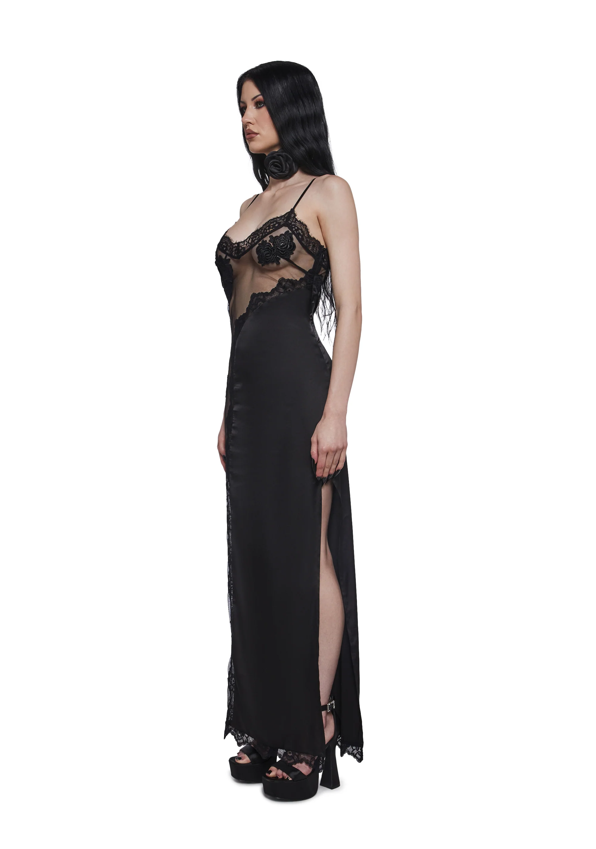 Spellbinding Maxi Slip Dress - Image 5