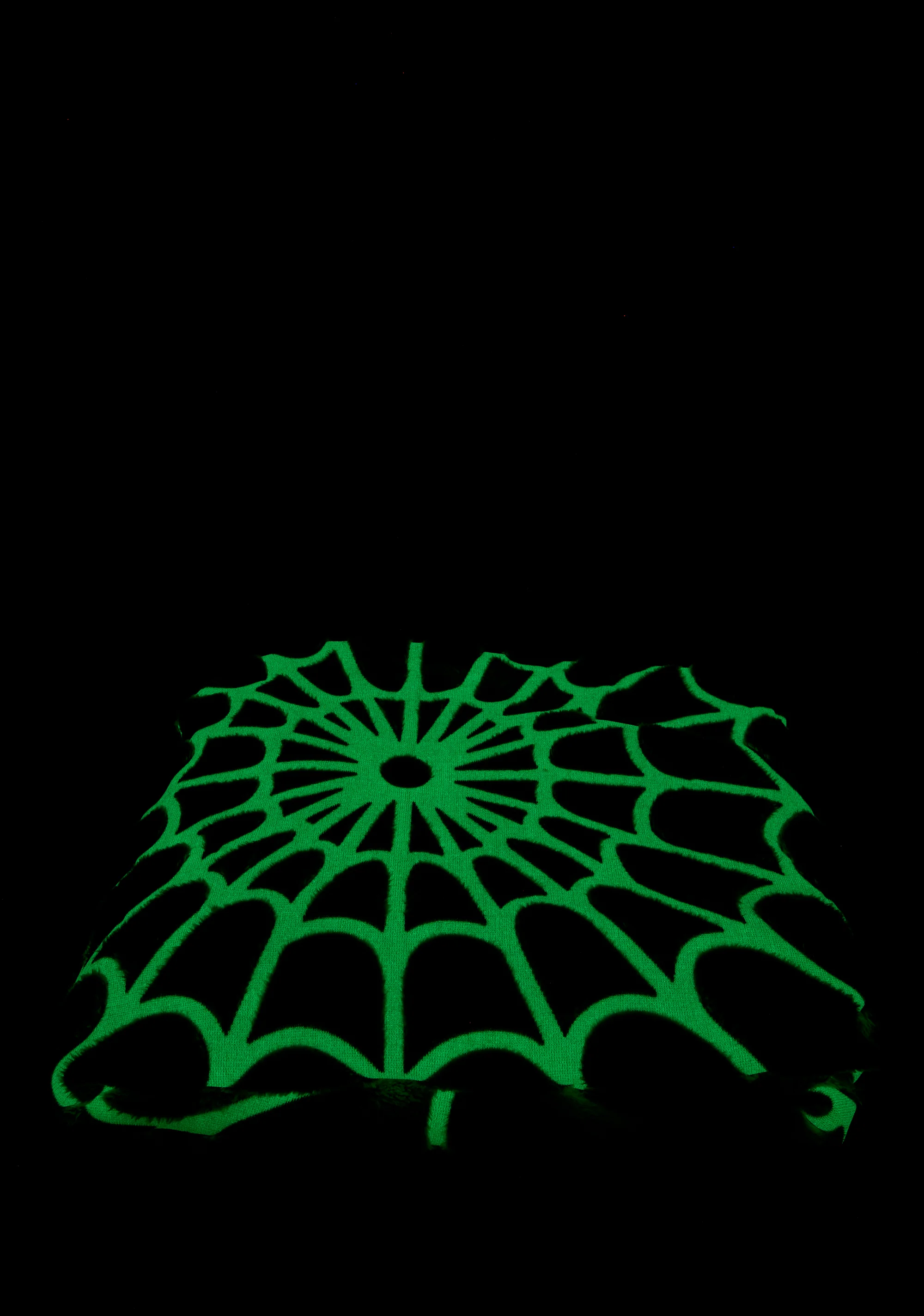 Spiderweb Glow In The Dark Blanket - Image 2