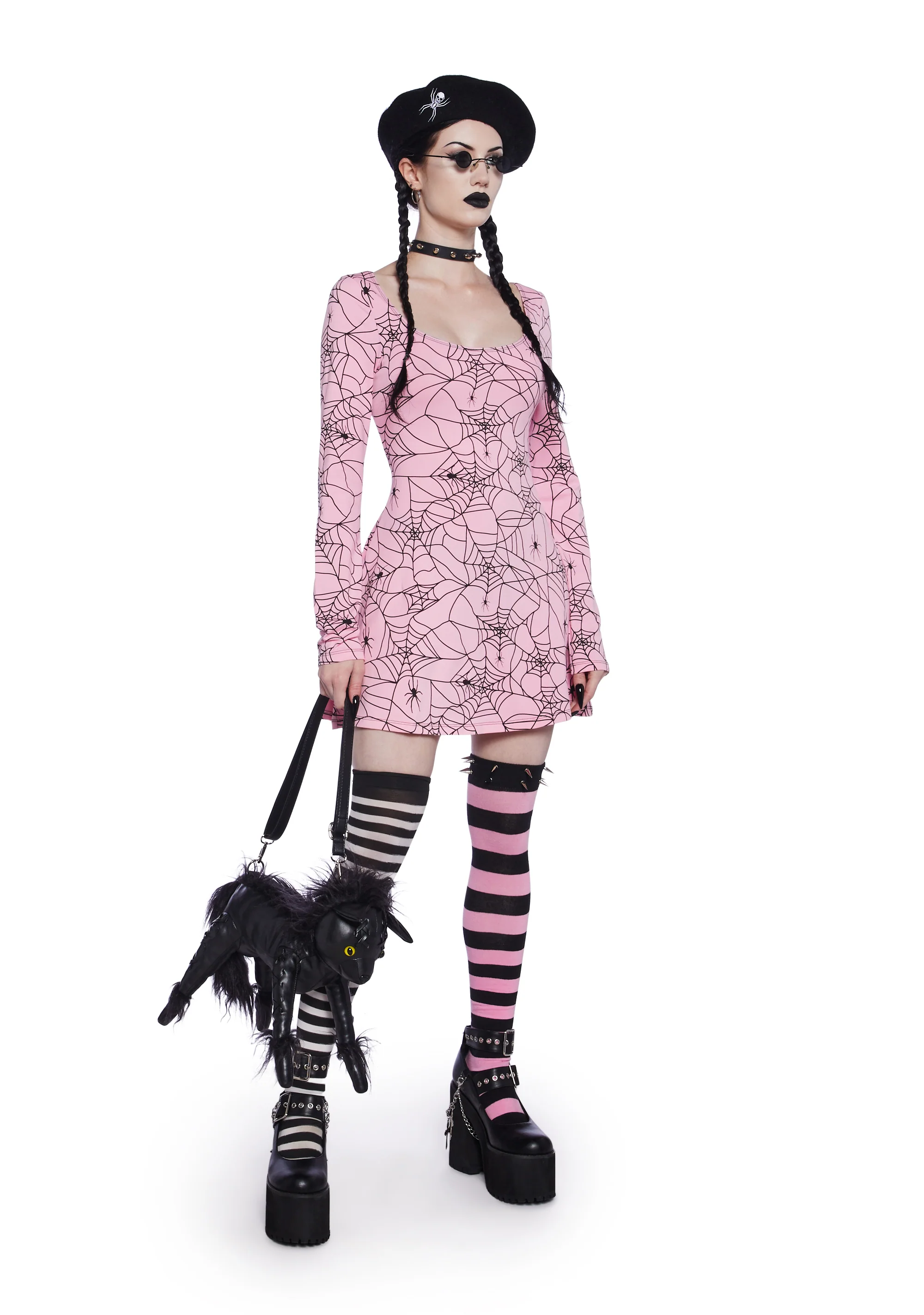 Webbed Whimsy Mini Dress - Image 2