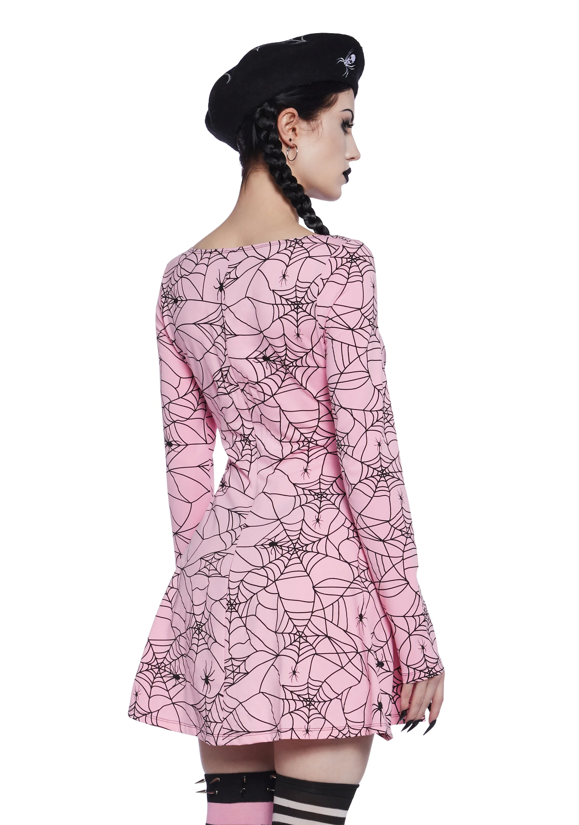 Webbed Whimsy Mini Dress - Image 4