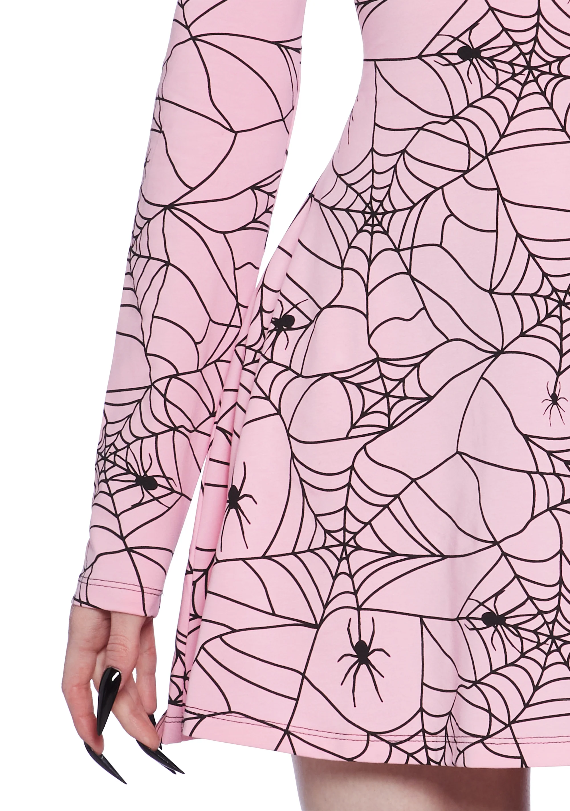 Webbed Whimsy Mini Dress - Image 5