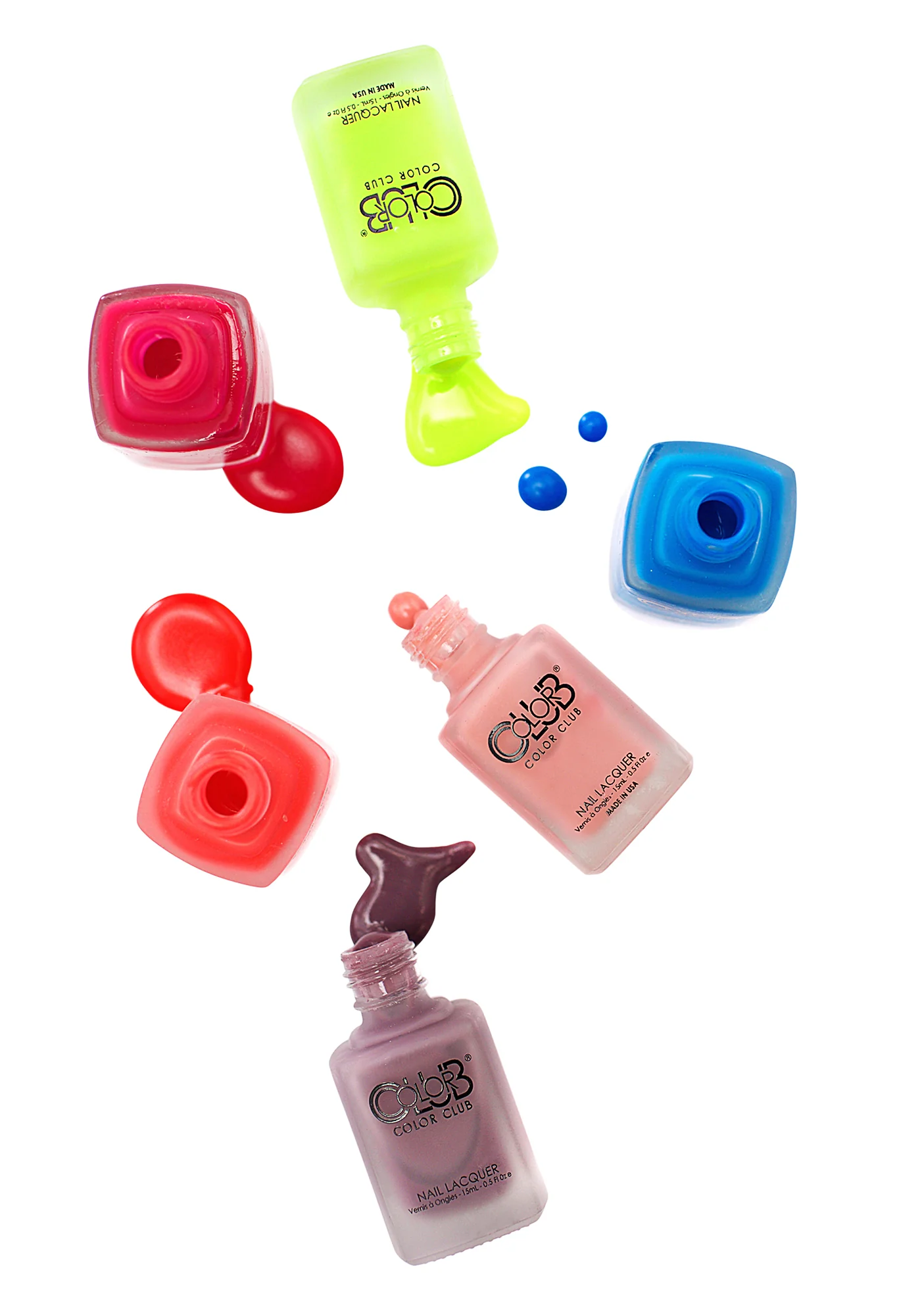 Spin The Bottle Matte Rouge Nail Polish - Image 2