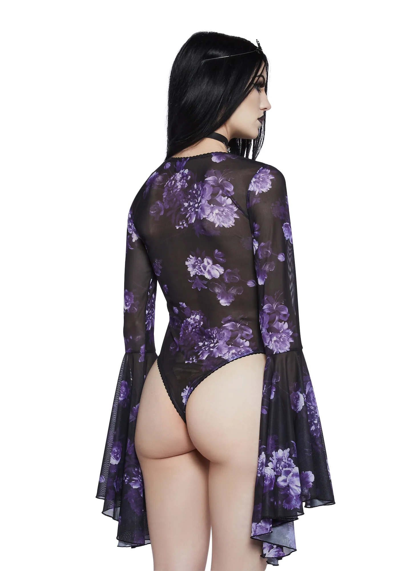 Spiritual Sacrilege Mesh Bodysuit - Image 3