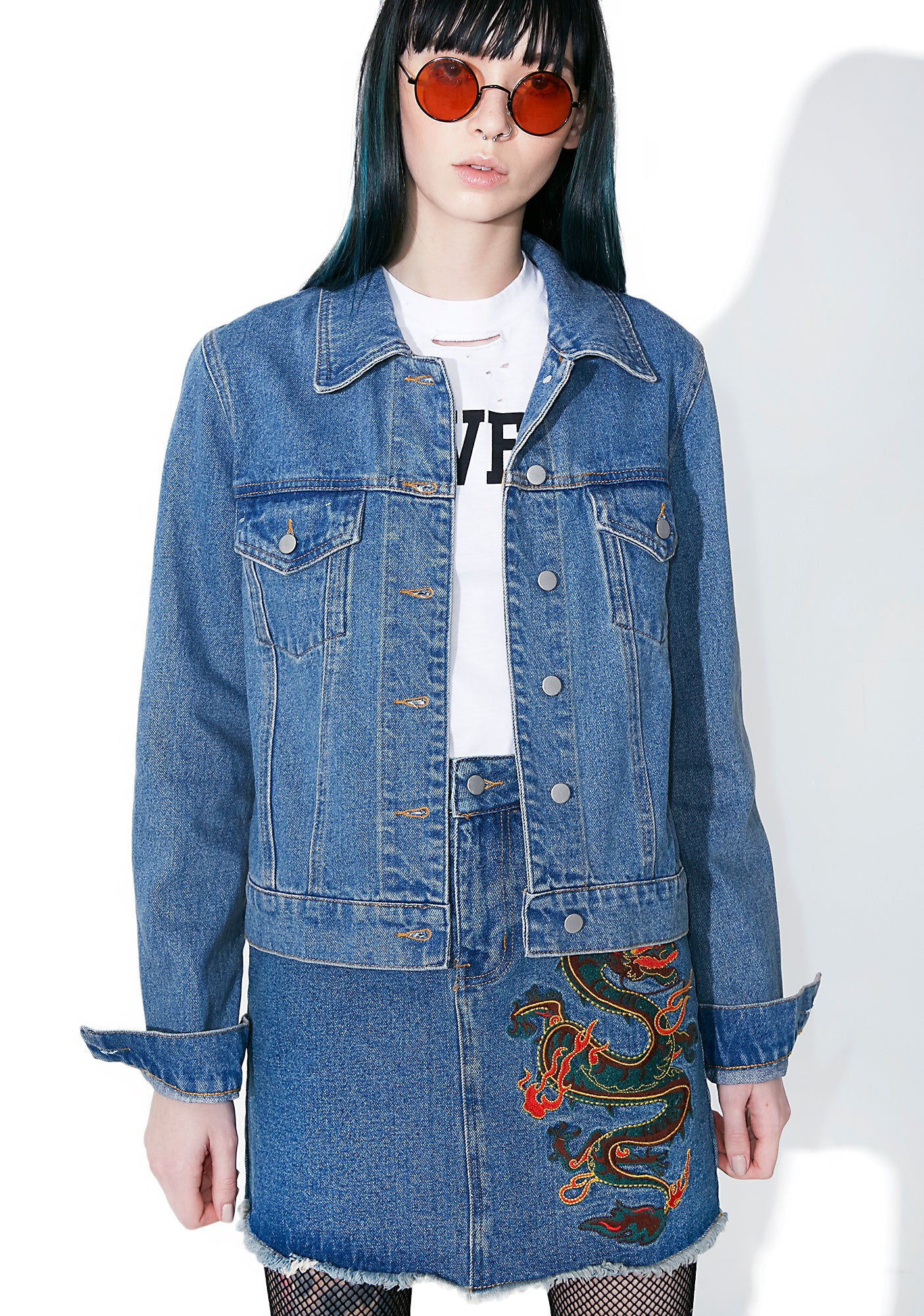 Spittin’ Fire Denim Jacket - Image 2