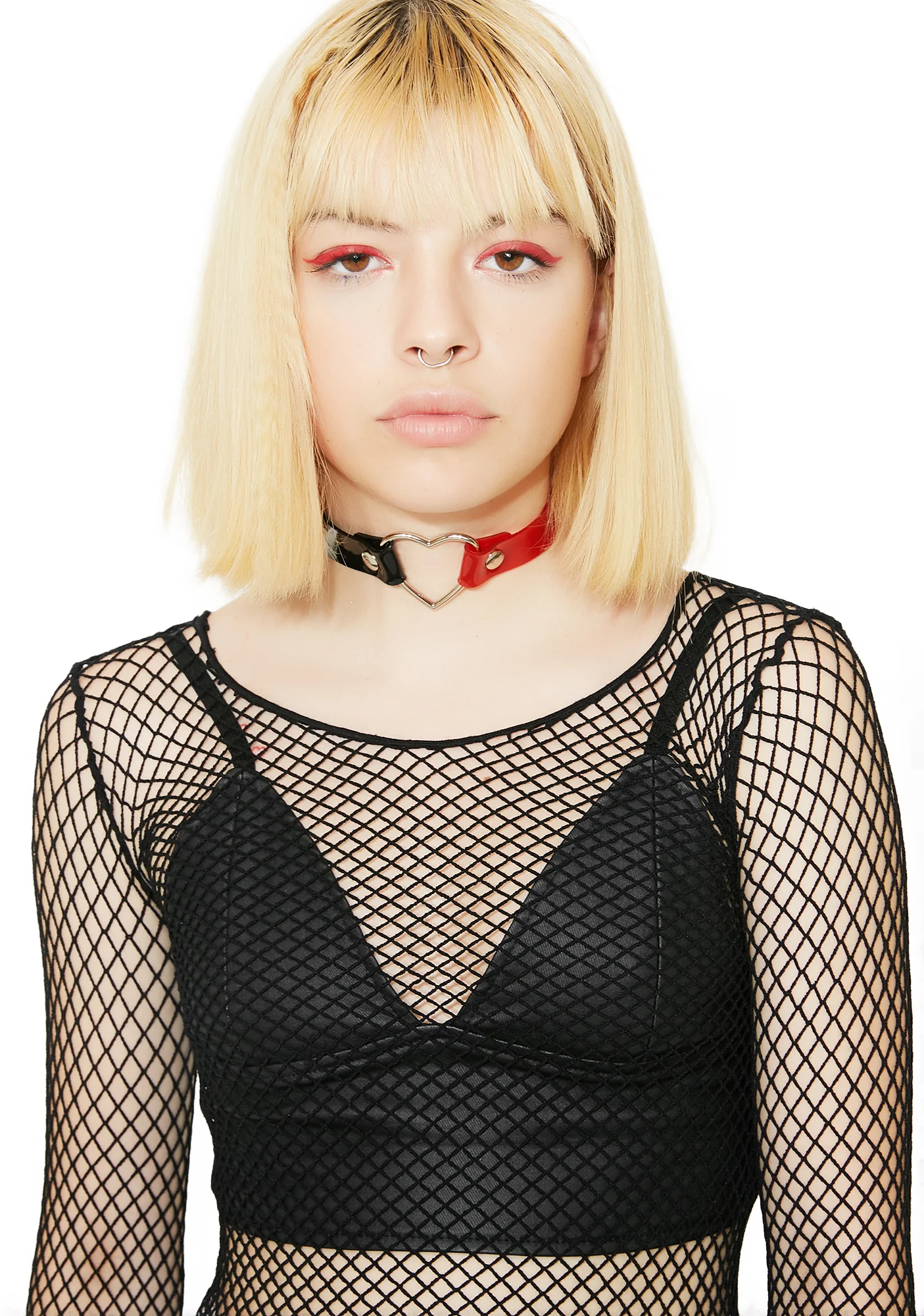 Split Love Heart Choker - Image 5