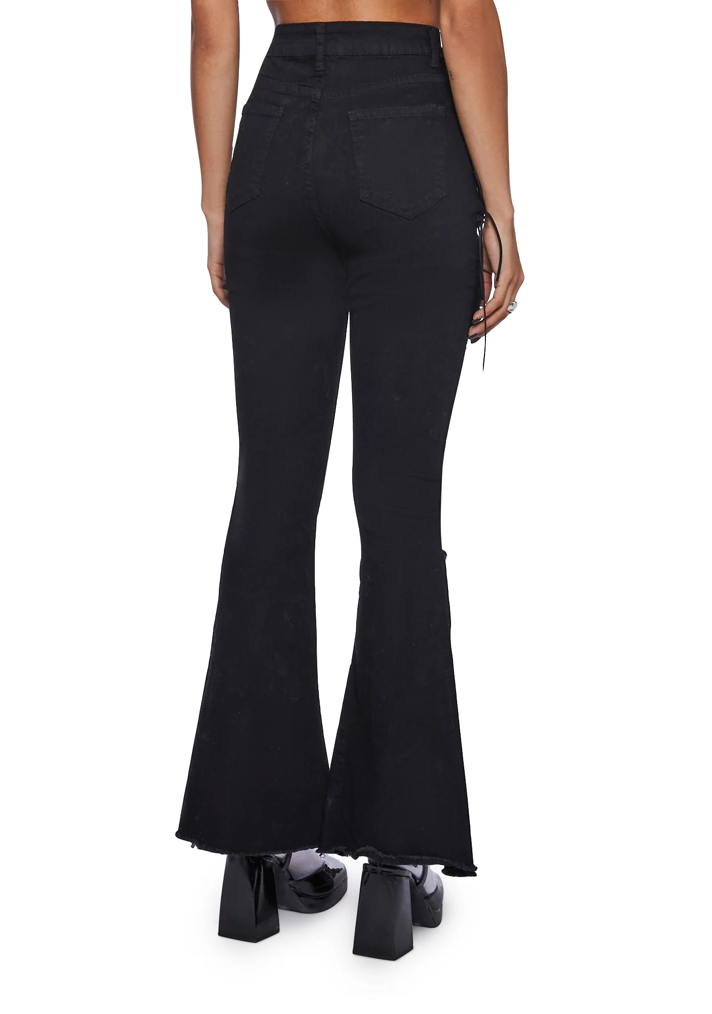 Split Ribbon Tie Pants - Image 4