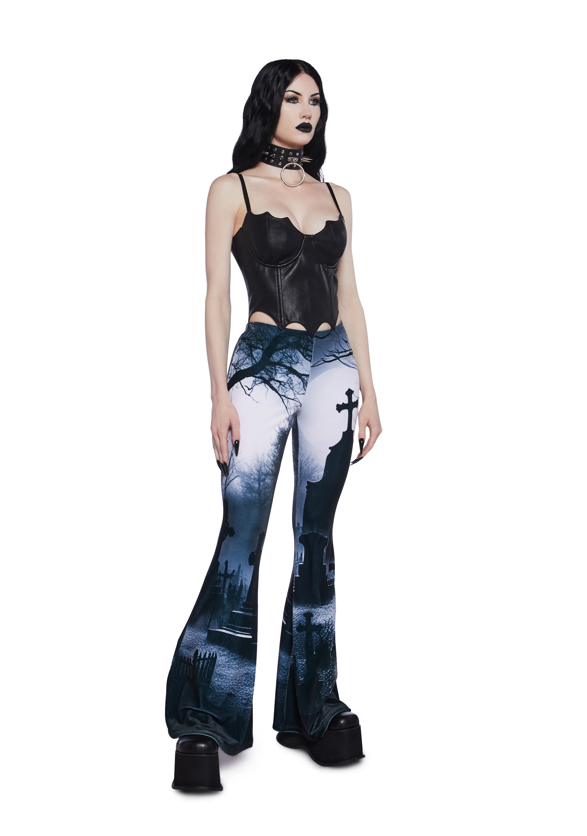 Spooky Sanctuary Flare Pants - Image 3