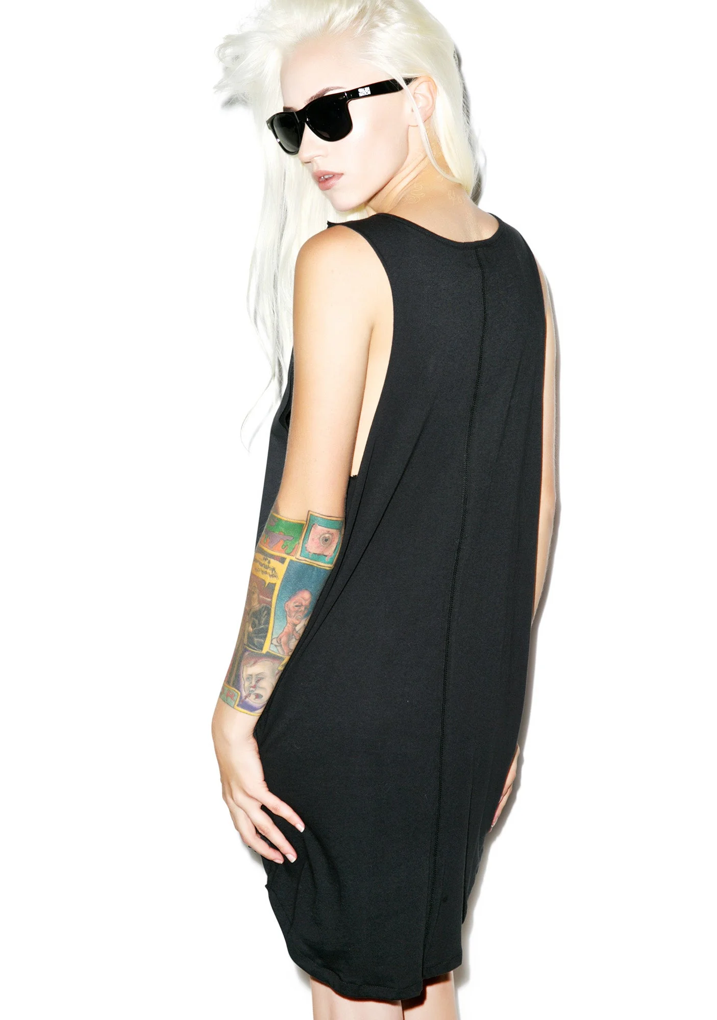 Spurlock Double Layered Tank Top - Gray - Image 4