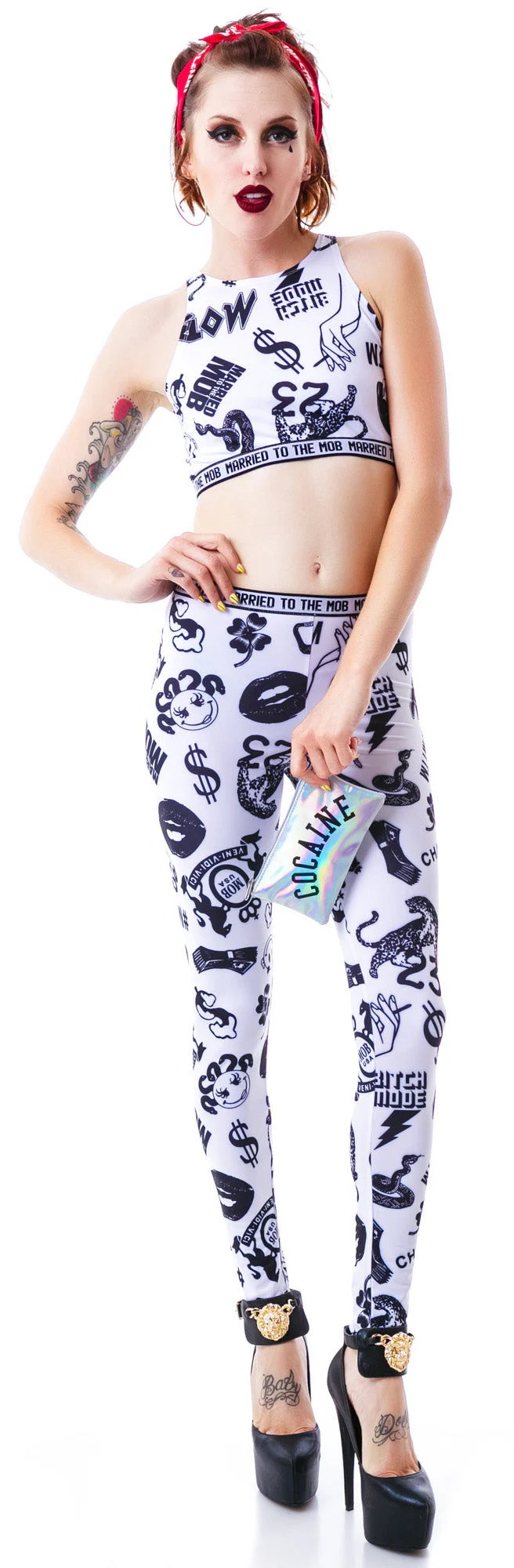 St Marks Crop Top - White - Image 7