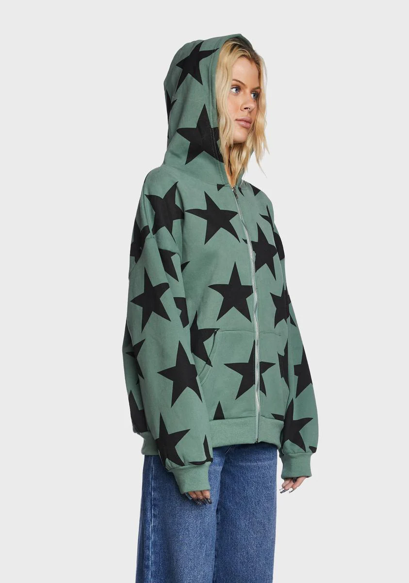 Star At Me Oversized Hoodie - Image 3